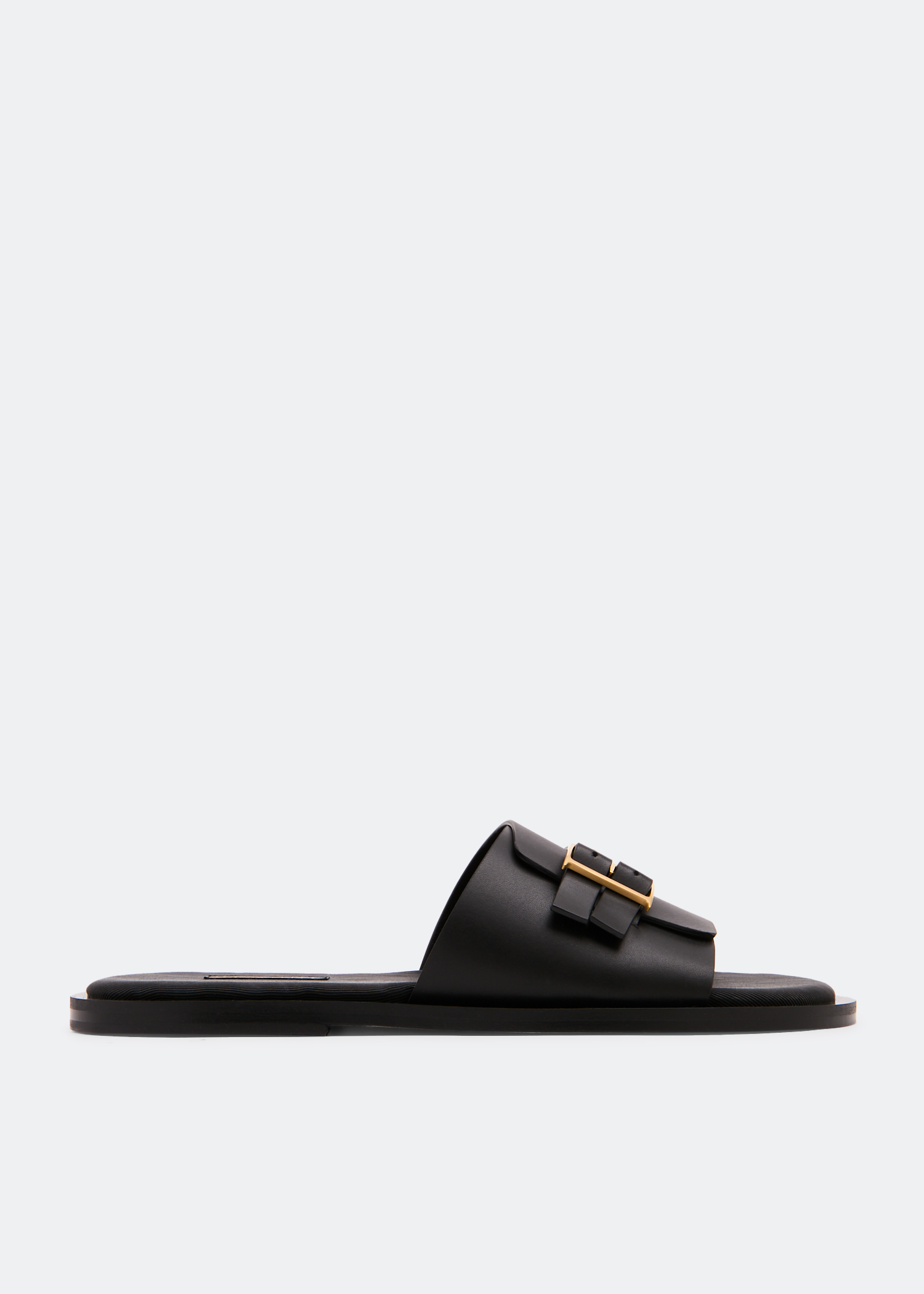 

Matt sandals, Black