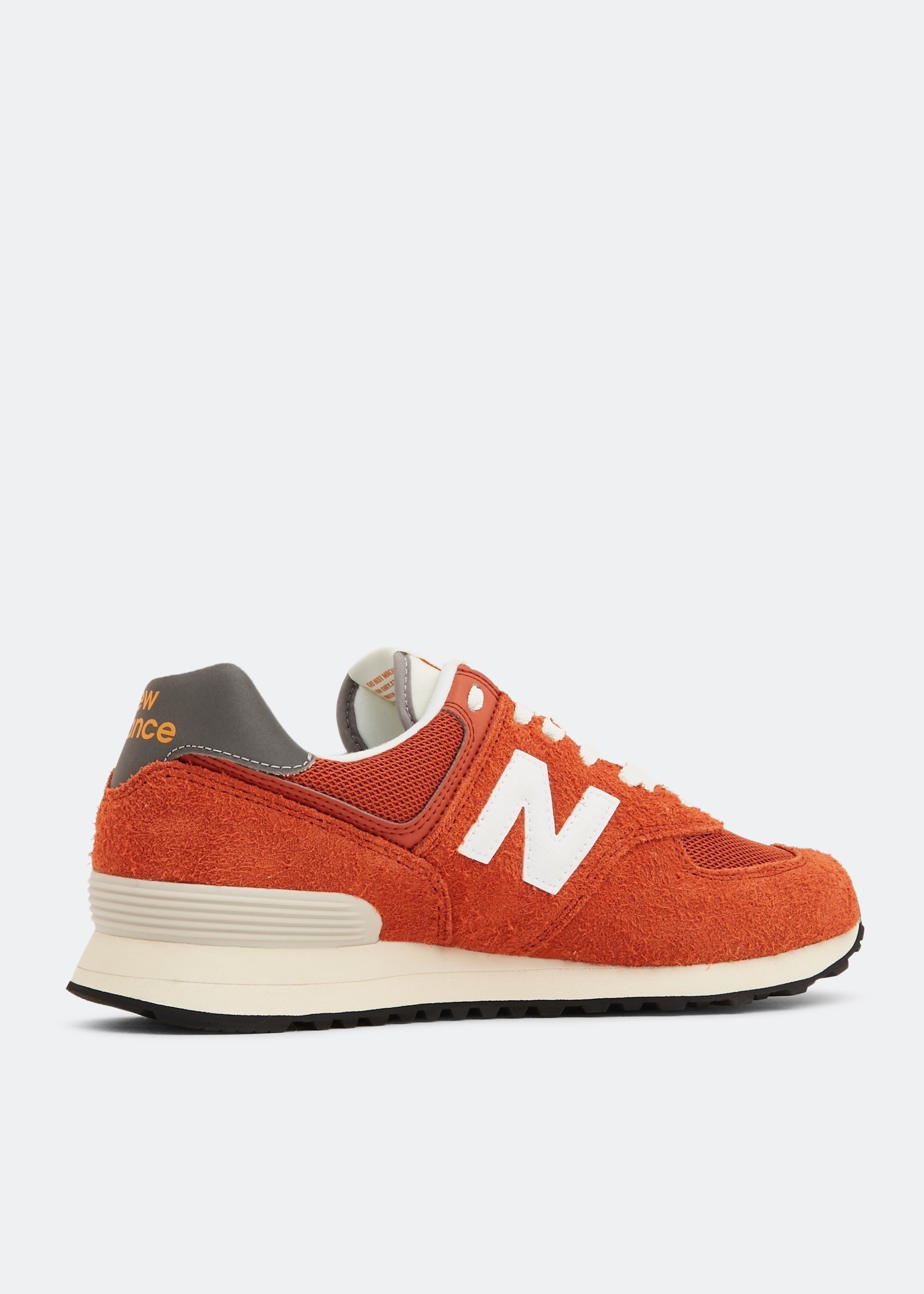 Orange and clearance black new balance