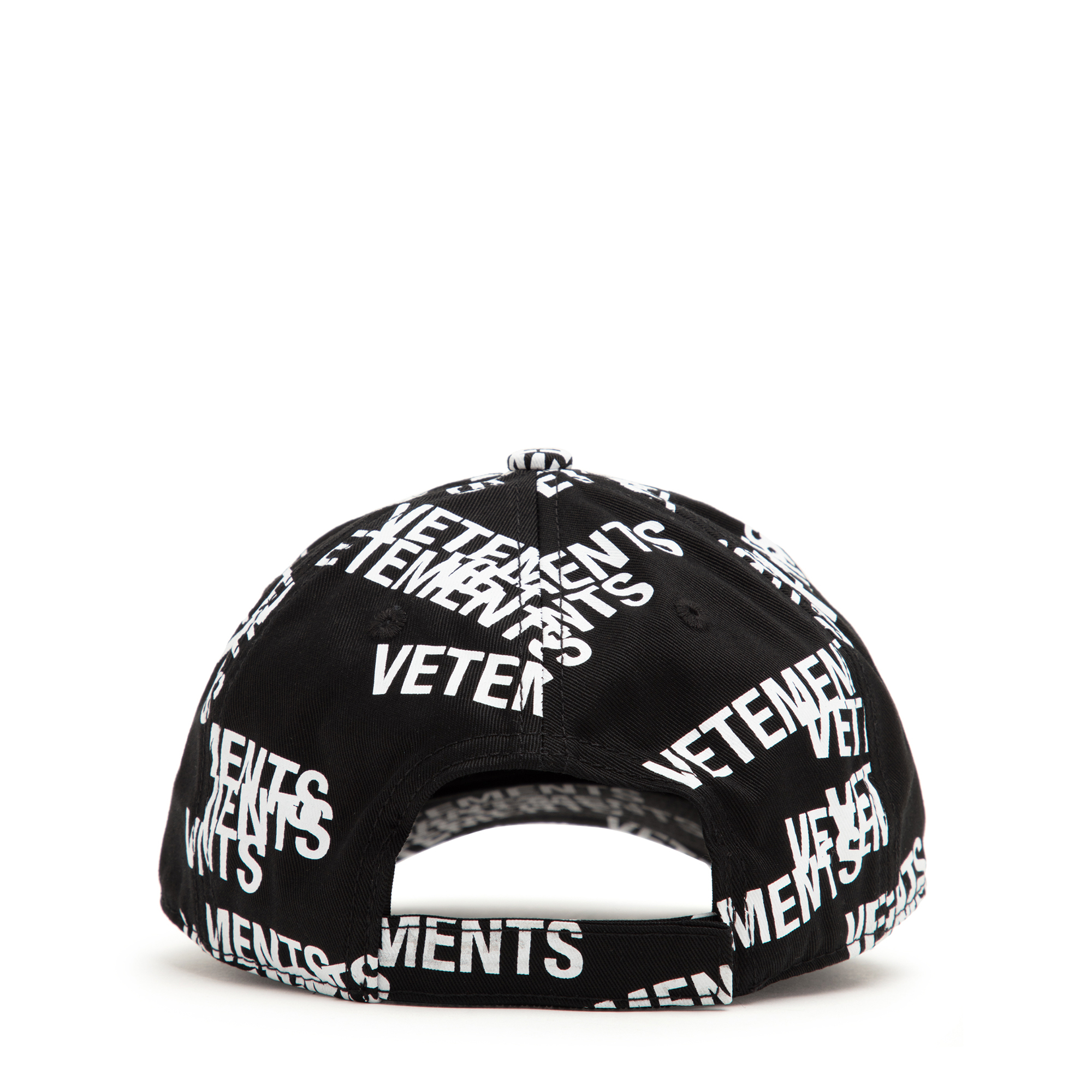 VETEMENTS Stamped logo cap for Men - Black in UAE | Level Shoes