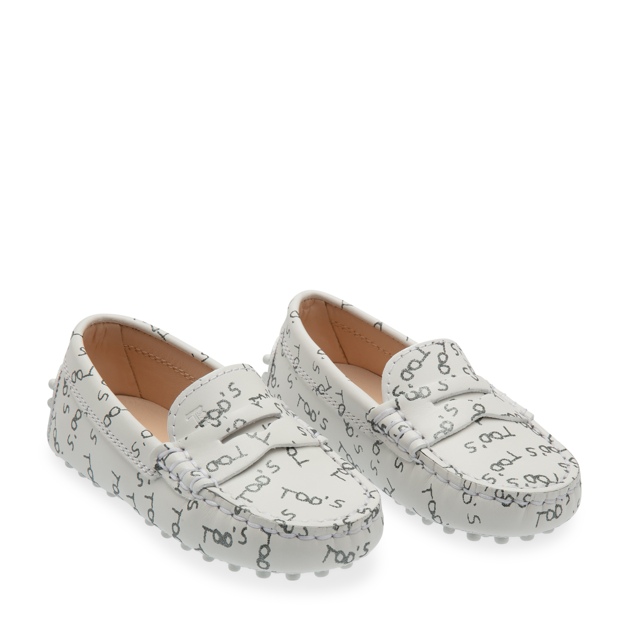 

Leather Moccasins, White