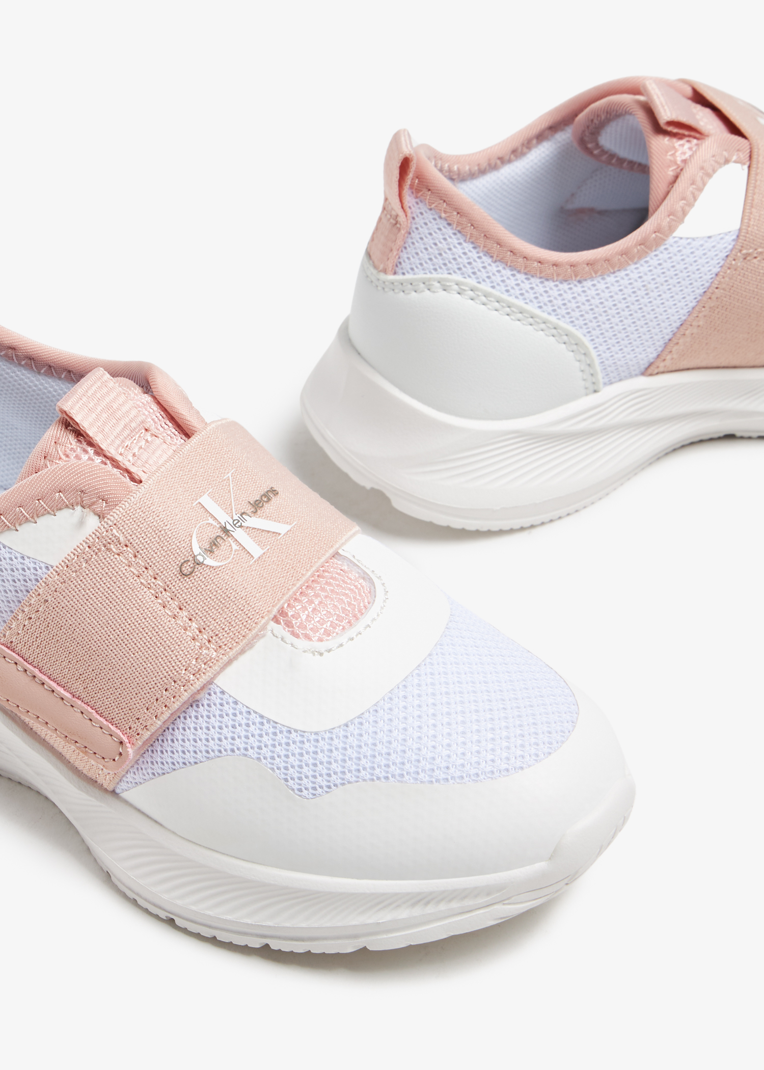 Calvin Klein Logo sneakers for Girl - White in UAE | Level Shoes