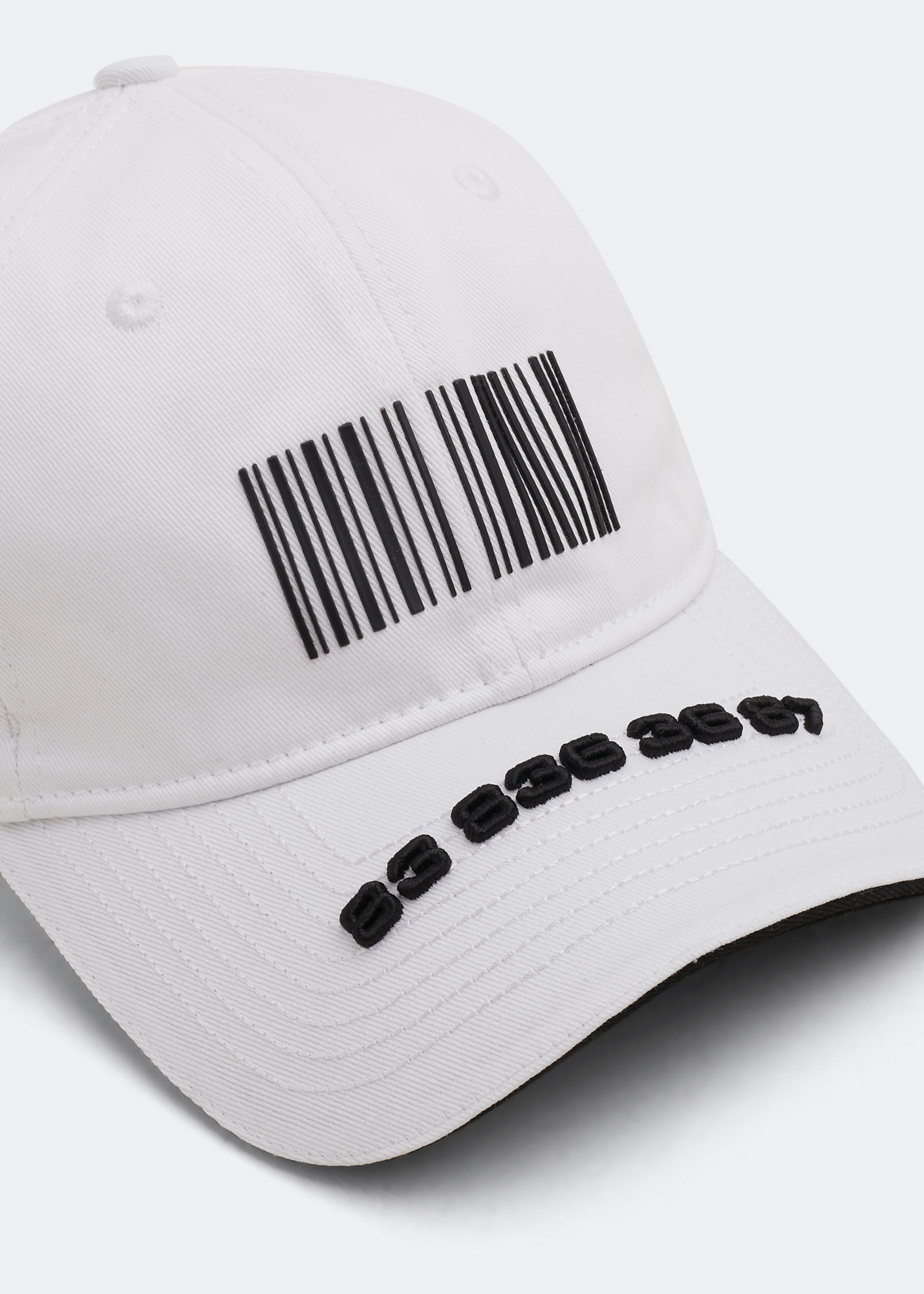 

Barcode cap, White