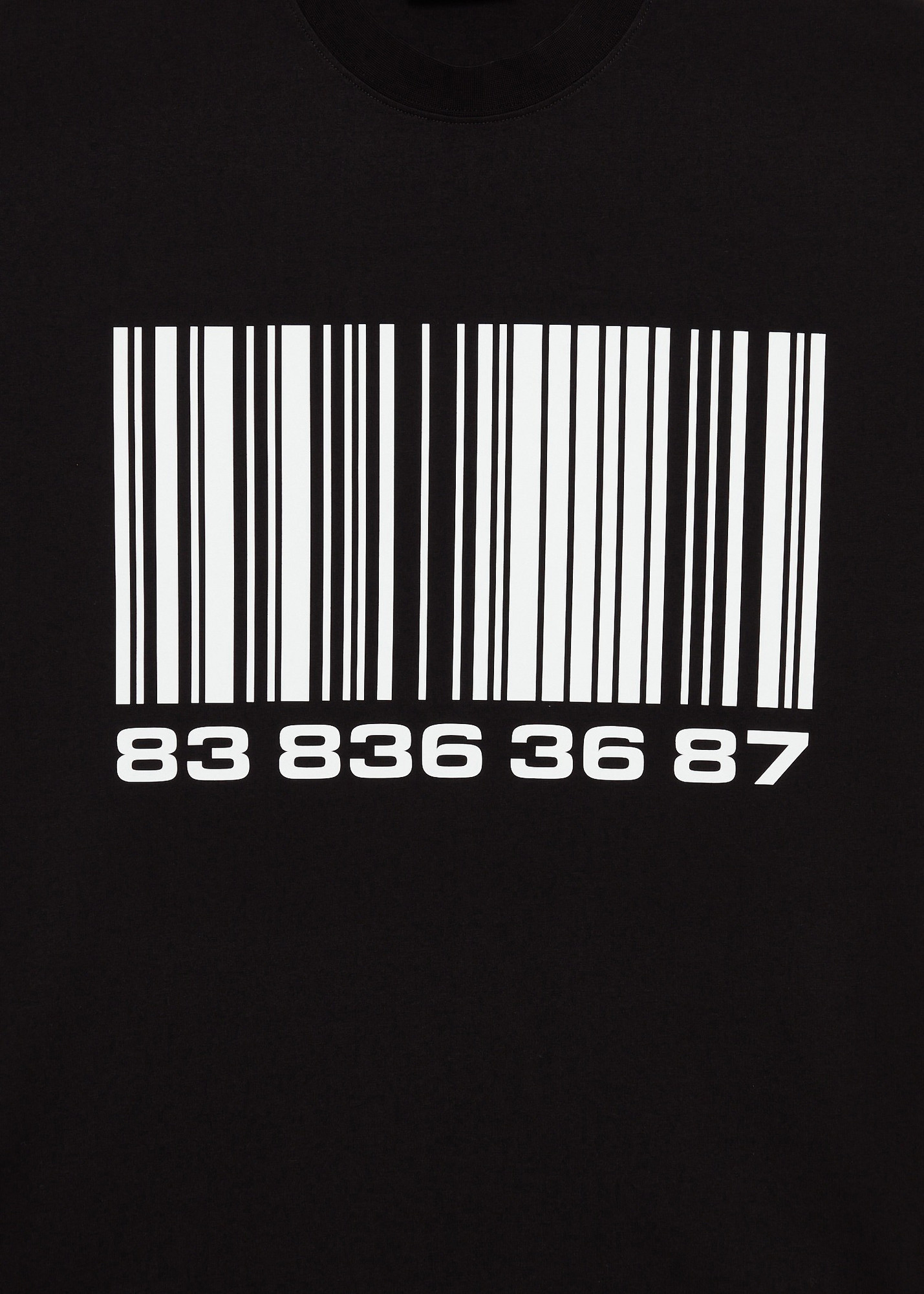 

Barcode t-shirt, Black