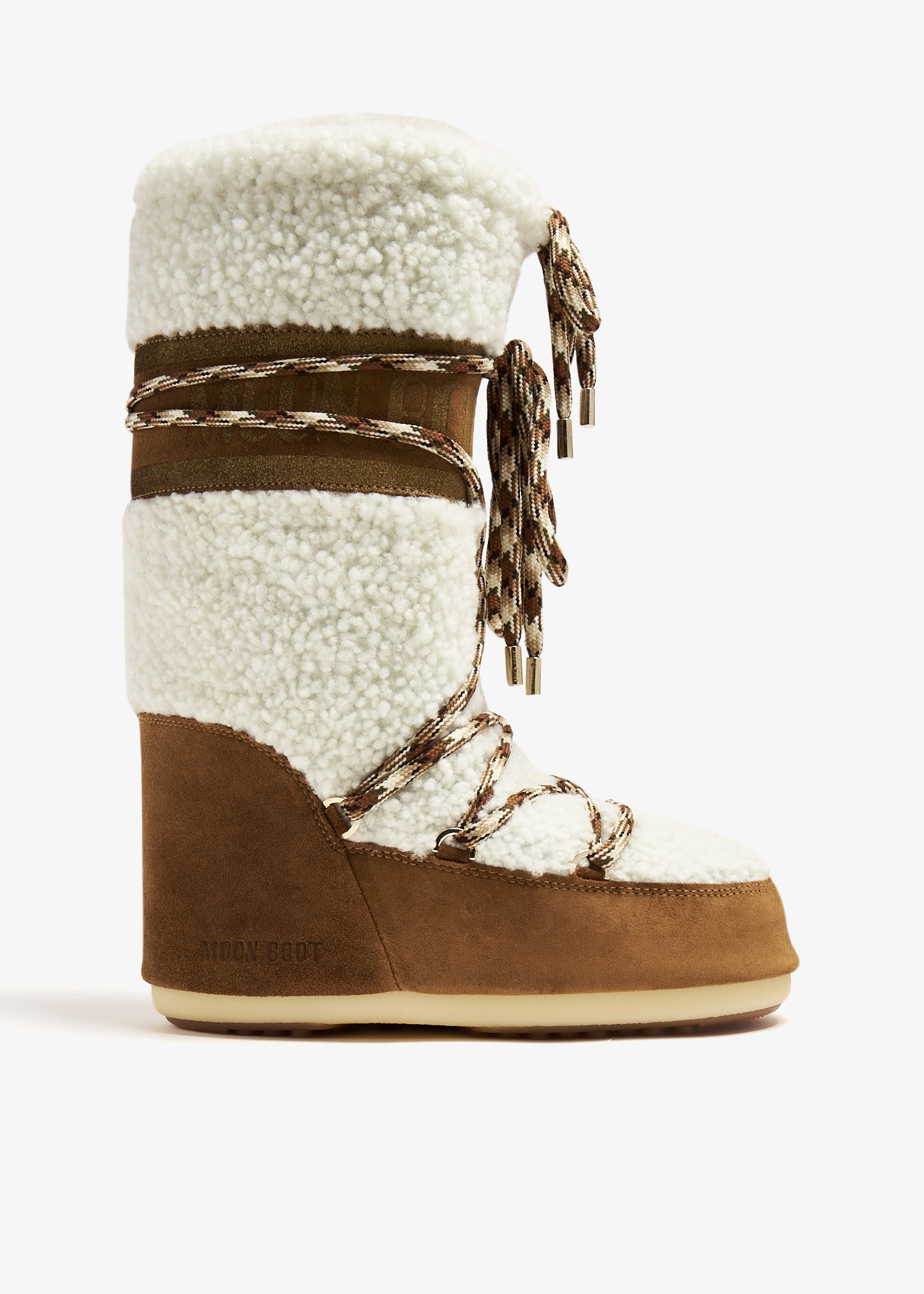 

Icon shearling boots, Brown