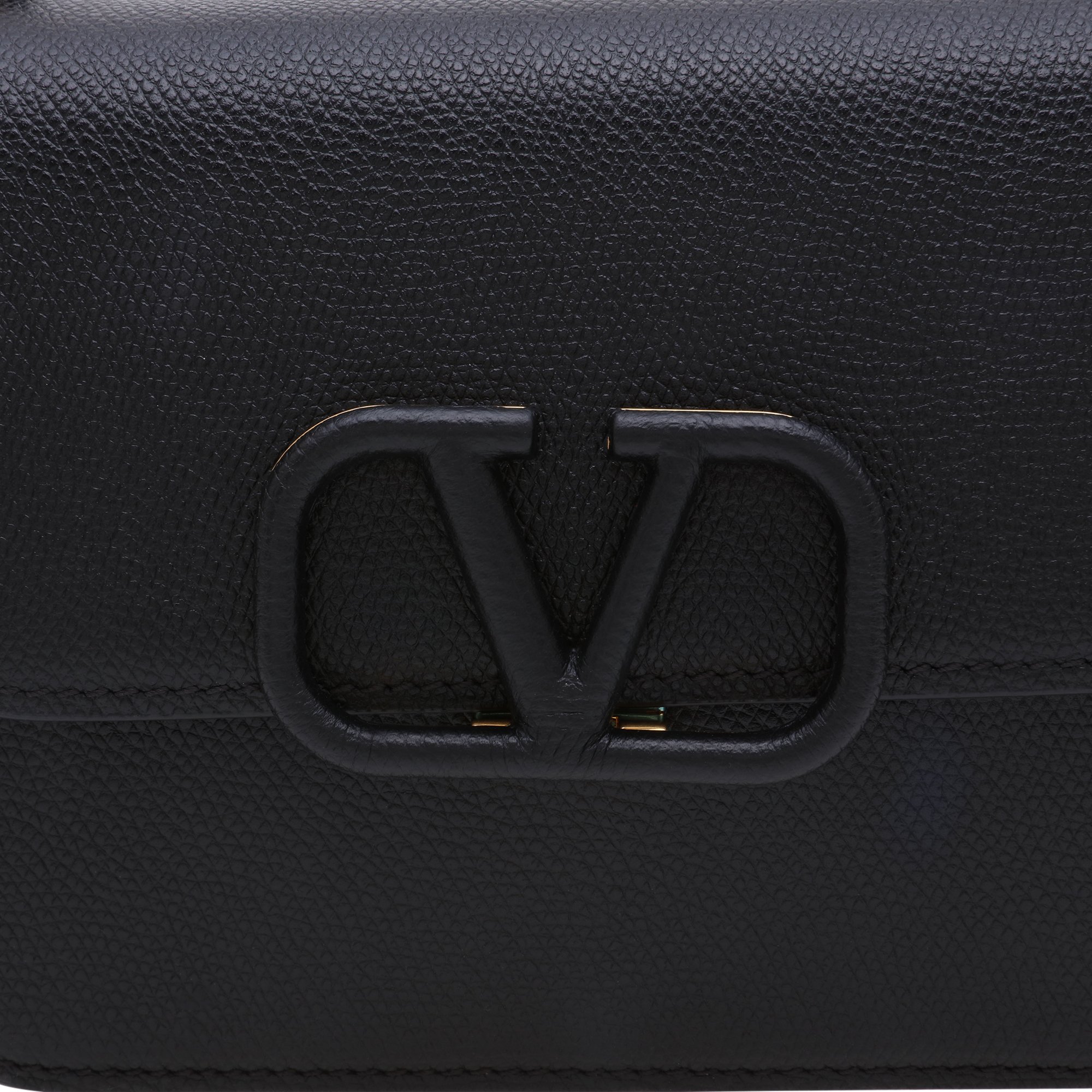 

VSling leather shoulder bag, Black