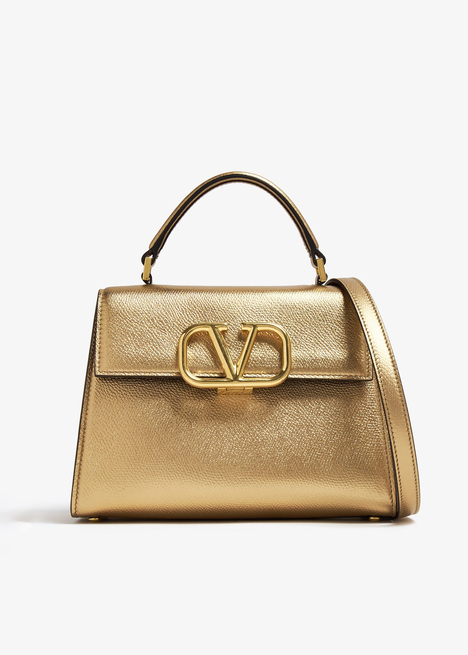 

VSling small top handle bag, Gold