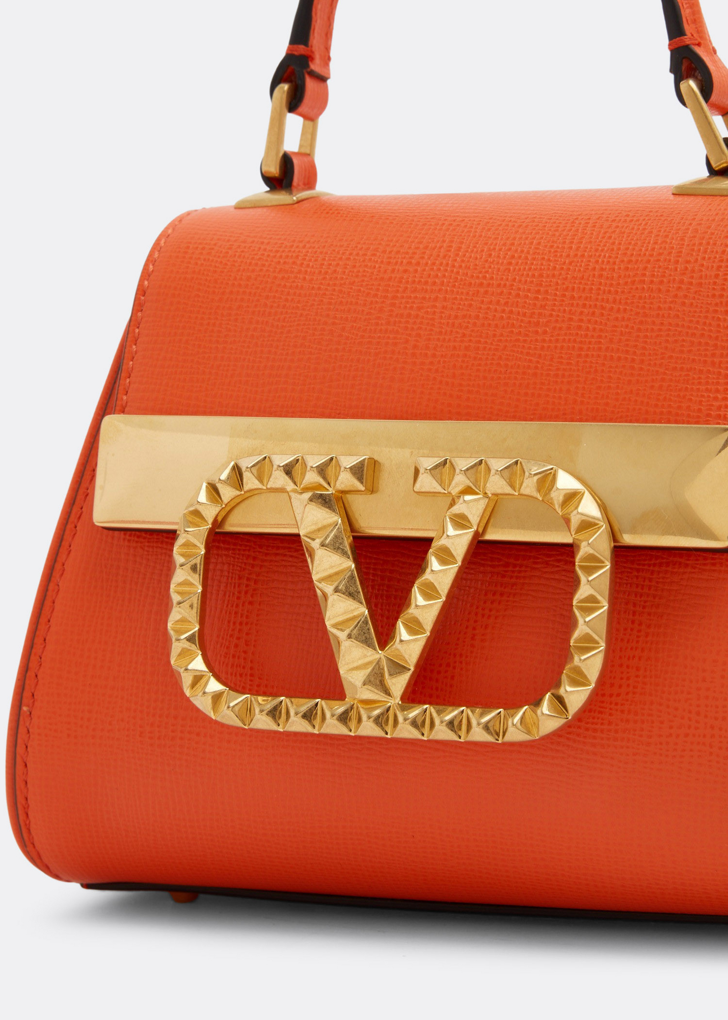 

Rockstud Alcove top handle bag, Orange