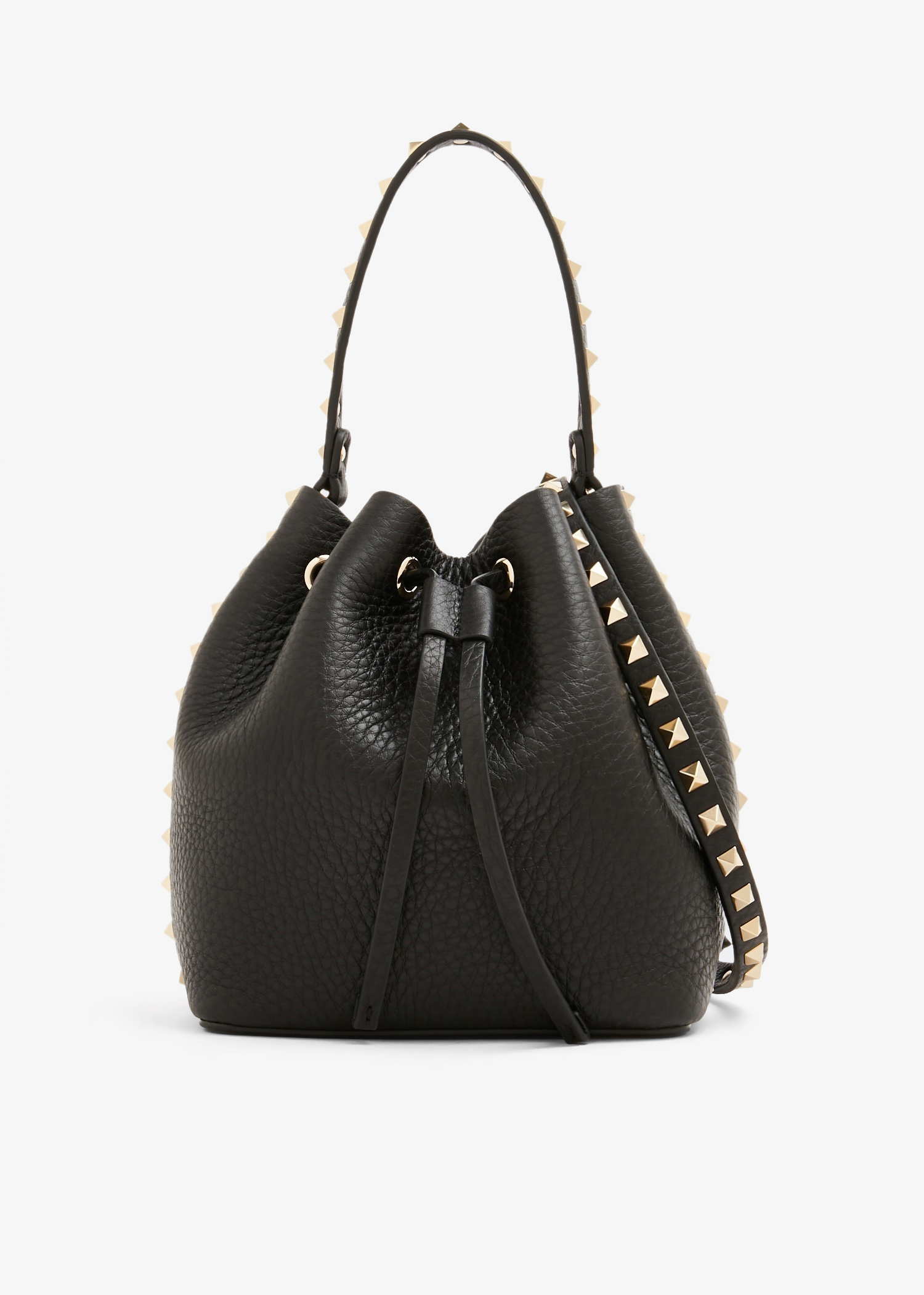 Valentino Garavani Rockstud mini bucket bag for Women Black in