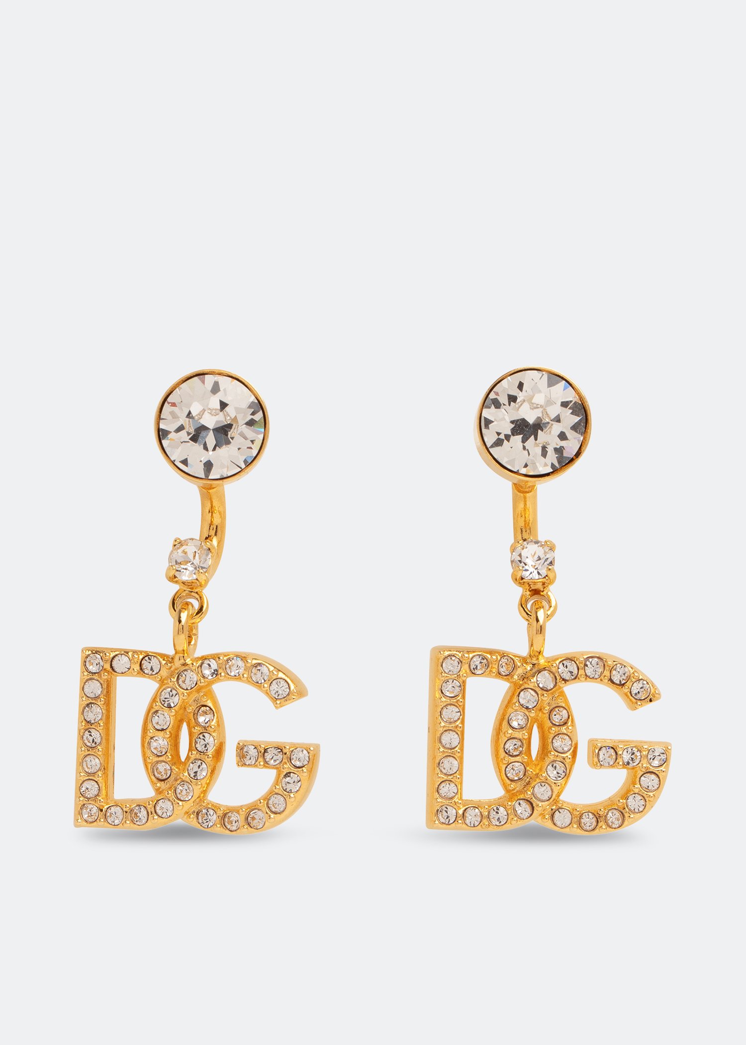 

DG logo earrings, Gold