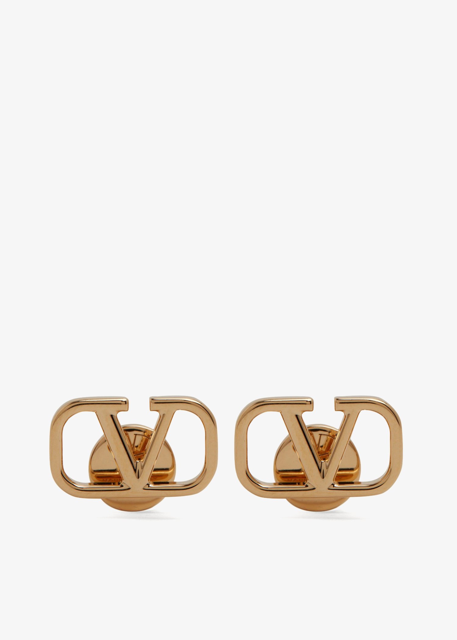 

VLogo Signature earrings, Gold