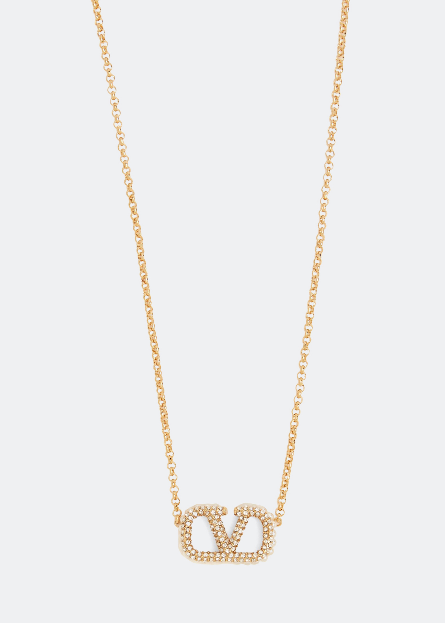 

VLogo Signature necklace, Gold