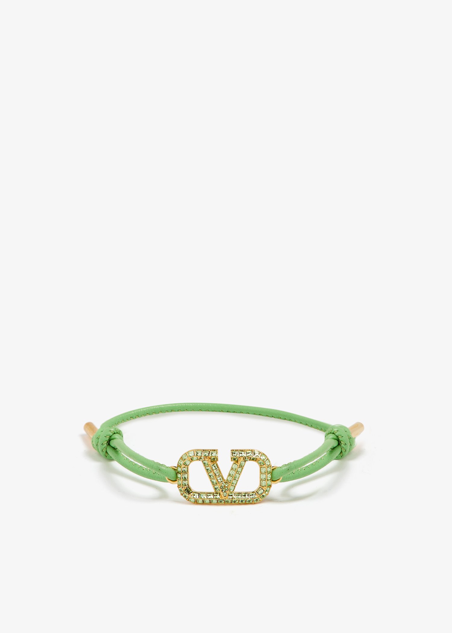 

VLogo Signature bracelet, Green