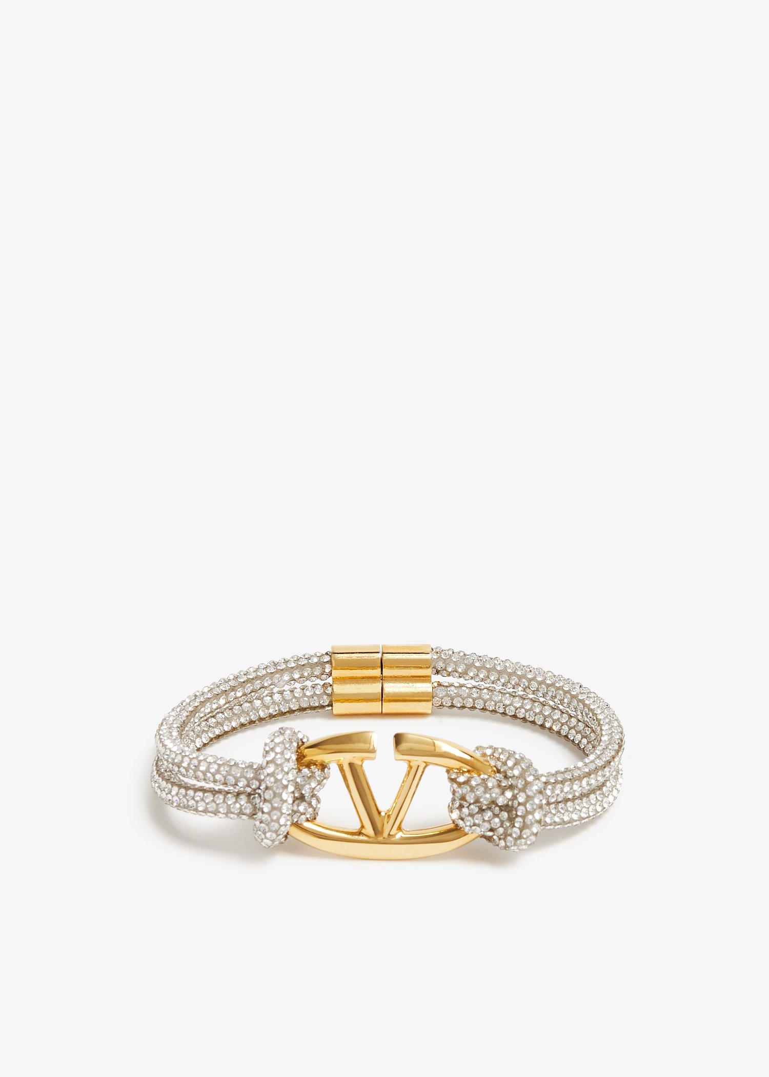 

The Bold Edition VLogo bracelet, Metallic