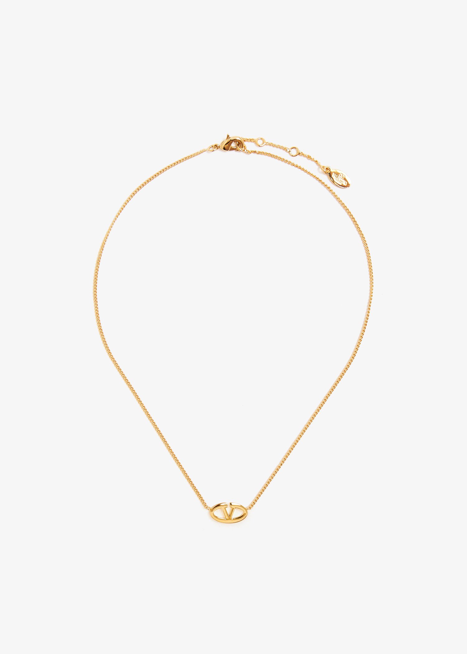 

The Bold Edition VLogo metal necklace, Gold