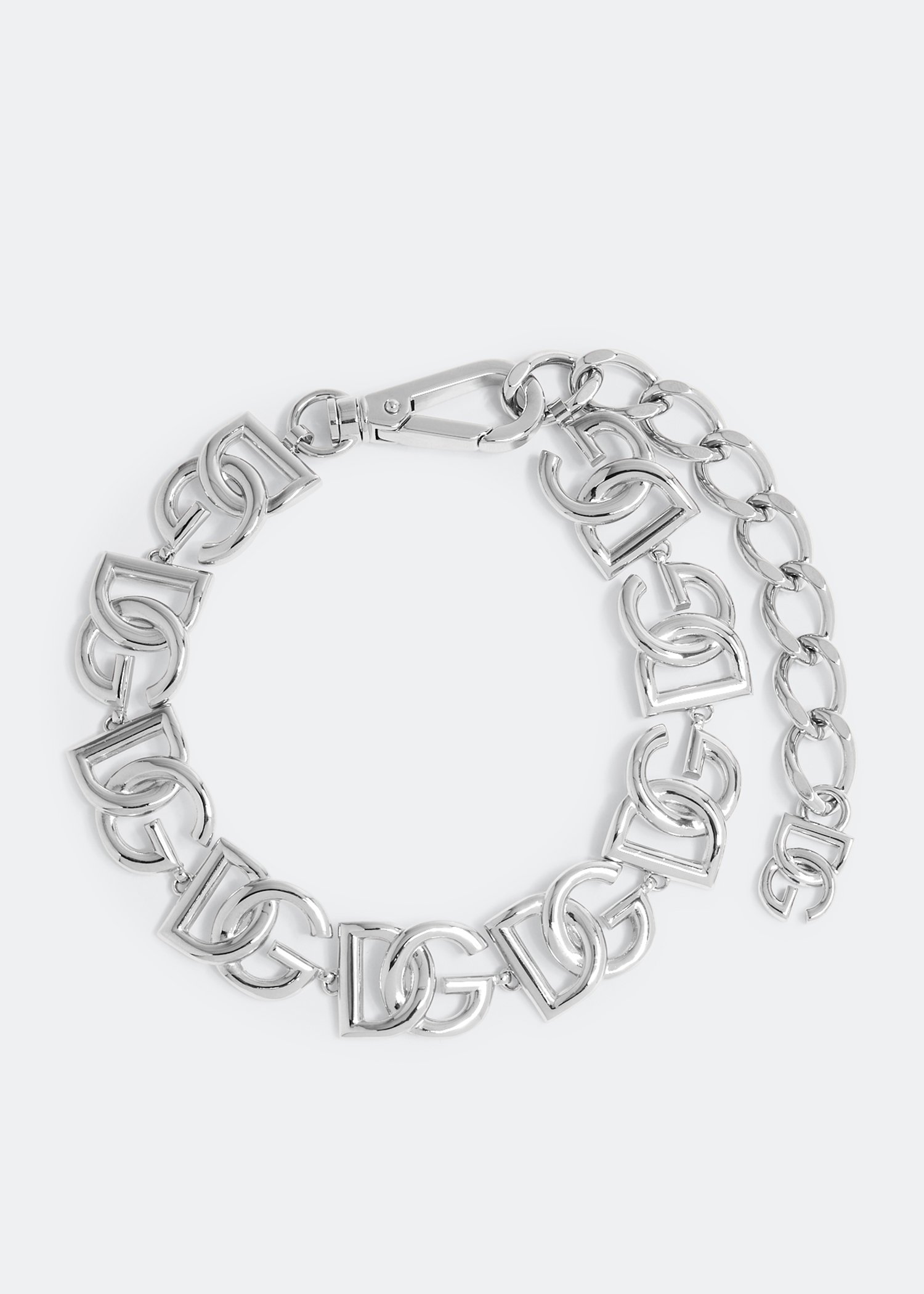 

Kim DG multi-logo choker, Silver