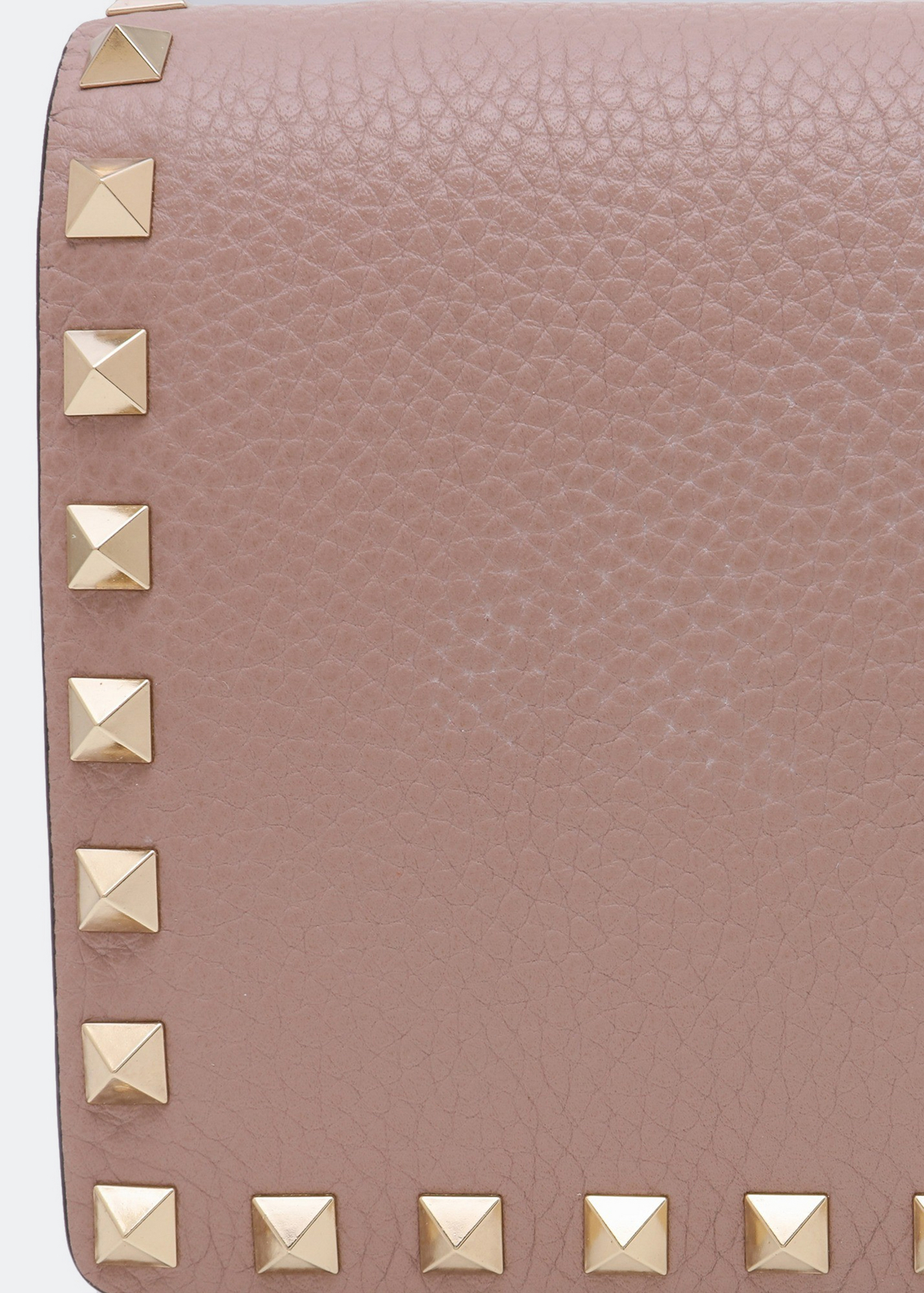 

Rockstud chain crossbody bag, Beige