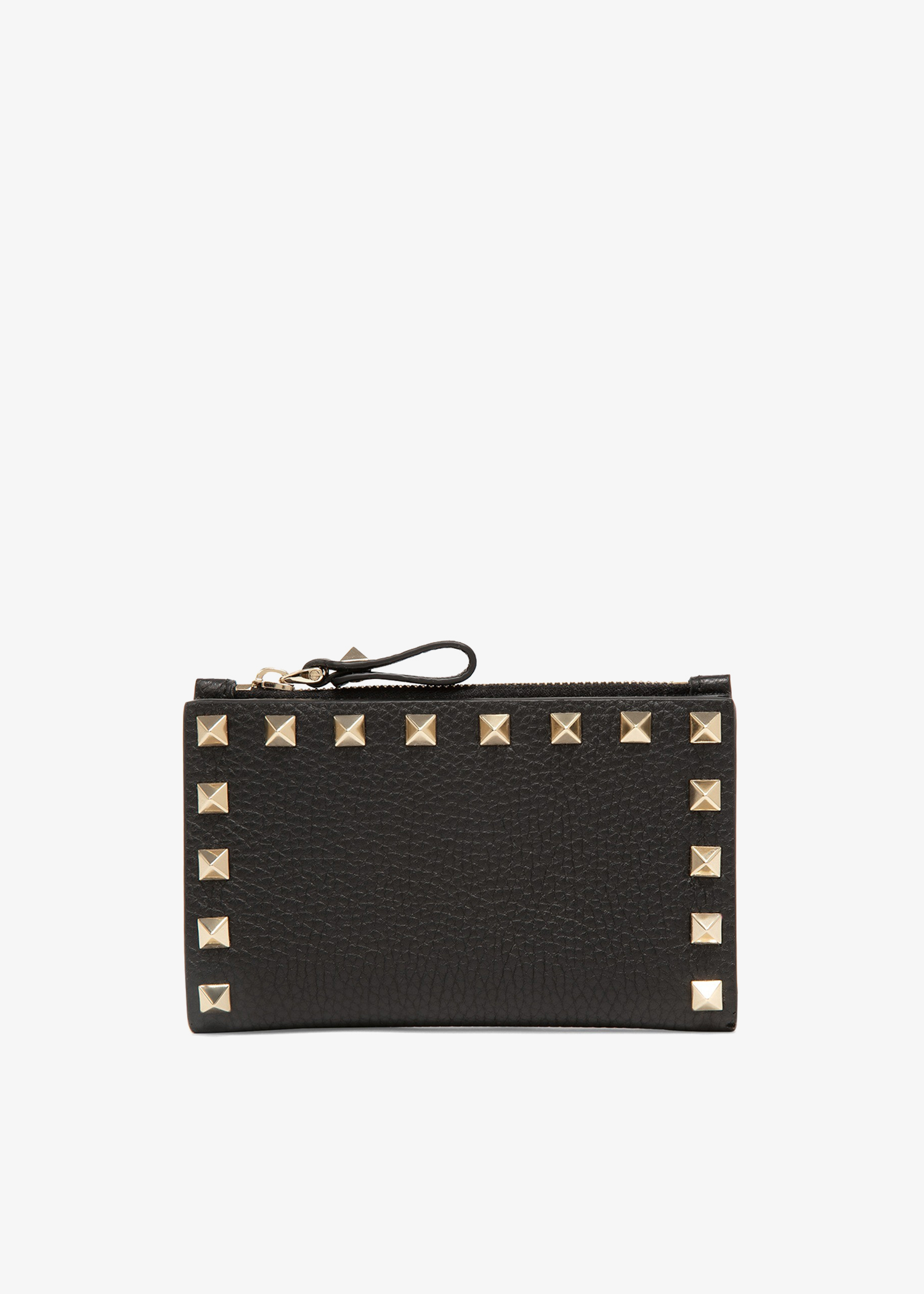 

Rockstud coin purse, Black