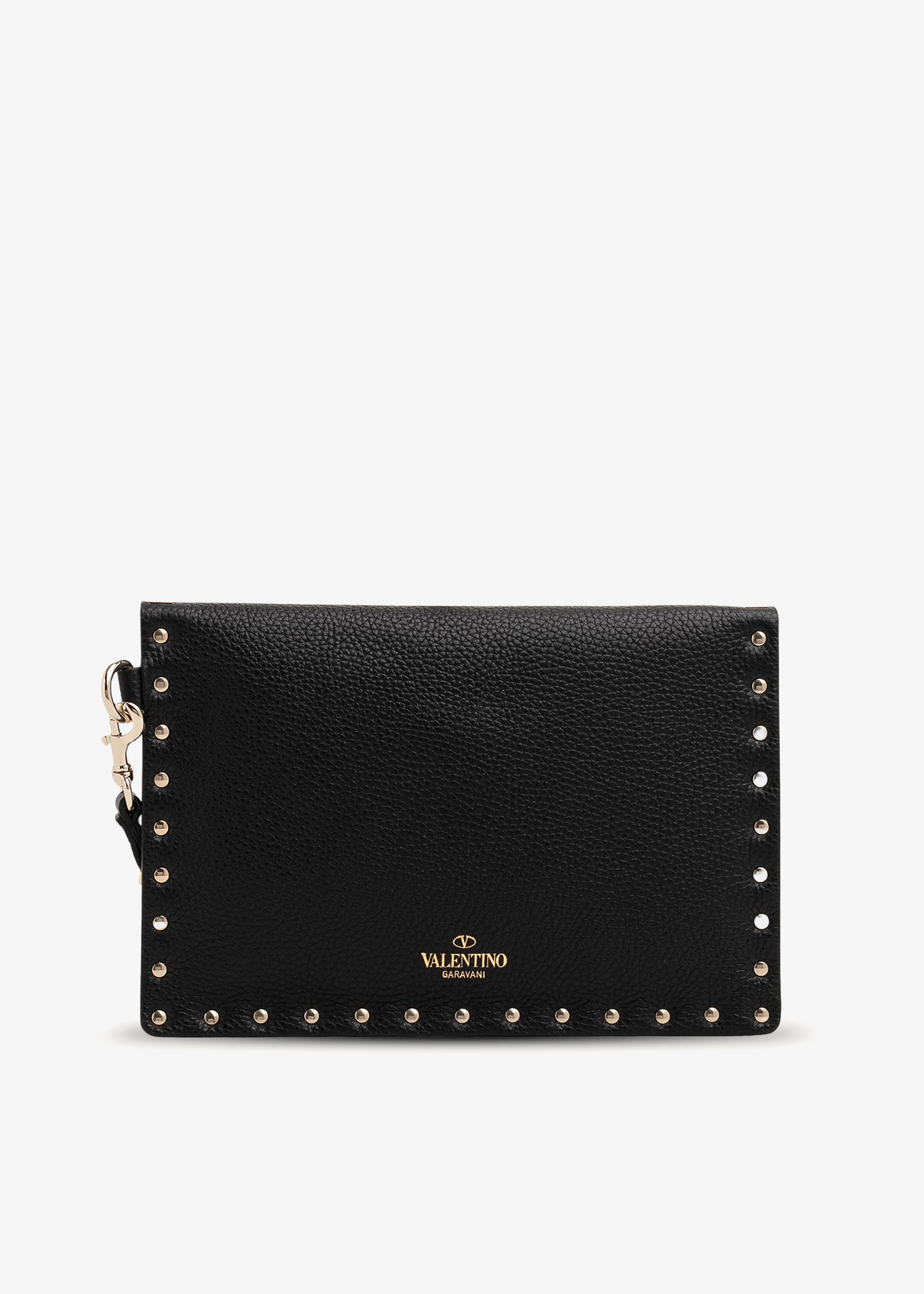 Valentino rockstud leather online pouch