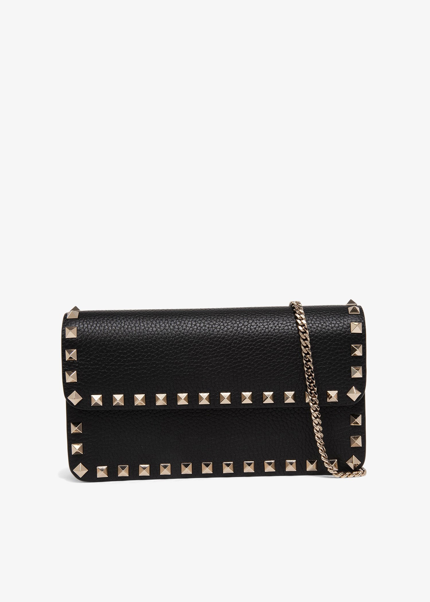 

Rockstud clutch, Black