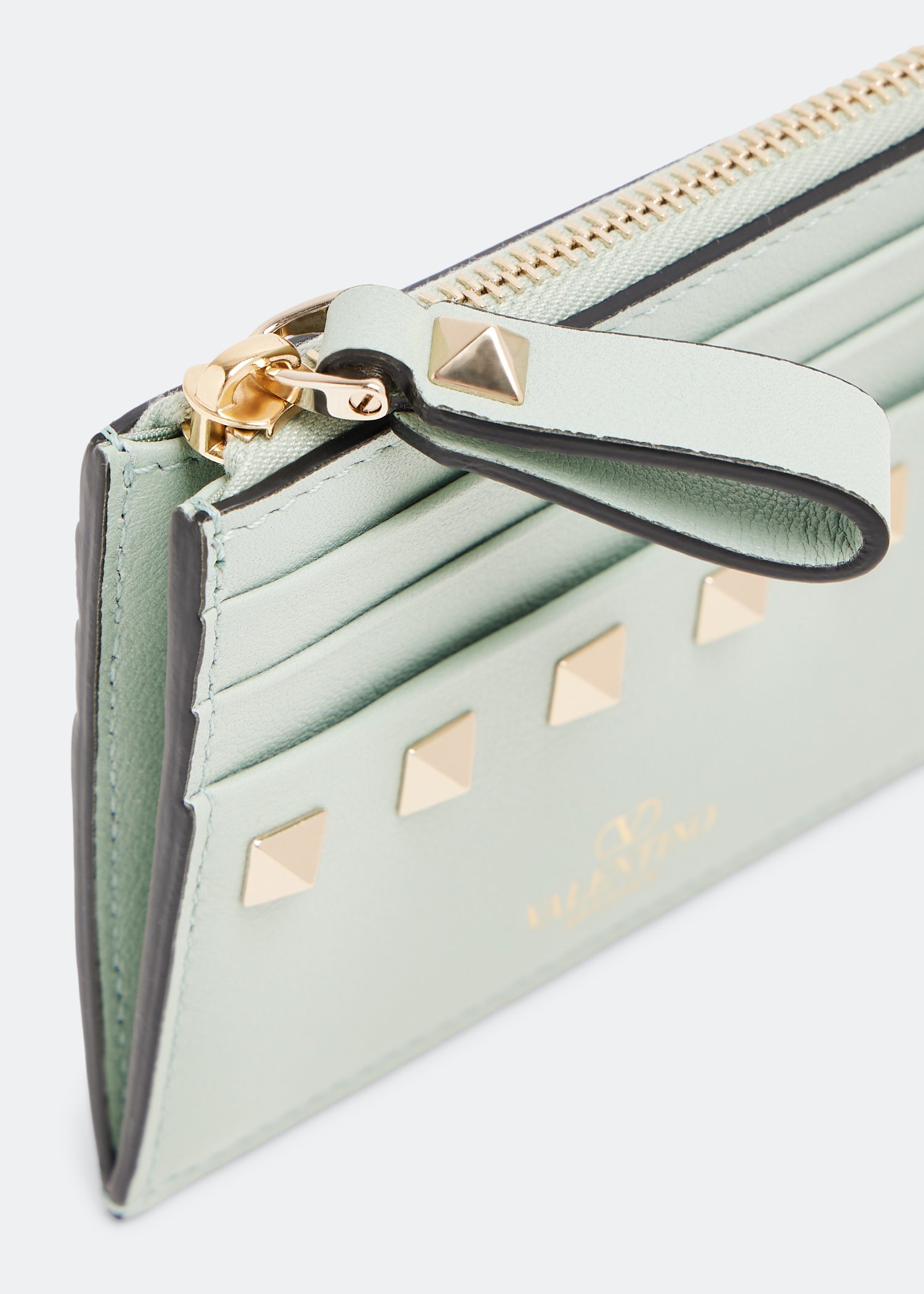 

Rockstud cardholder, Green