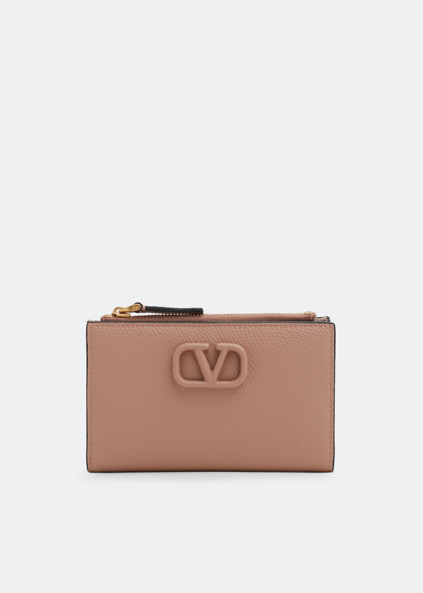 

VLogo Signature coin purse, Beige