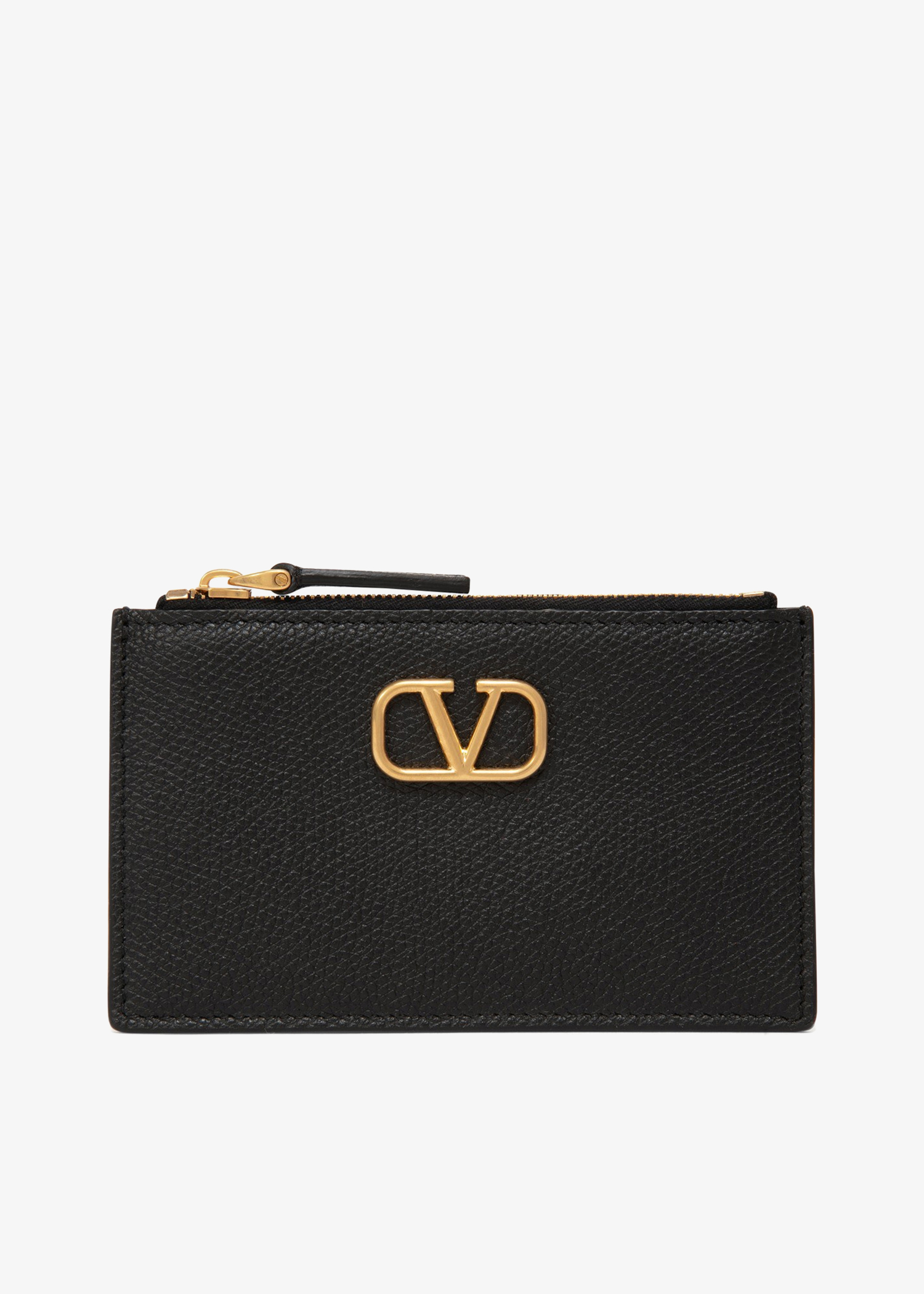 

VLogo Signature coin purse, Black