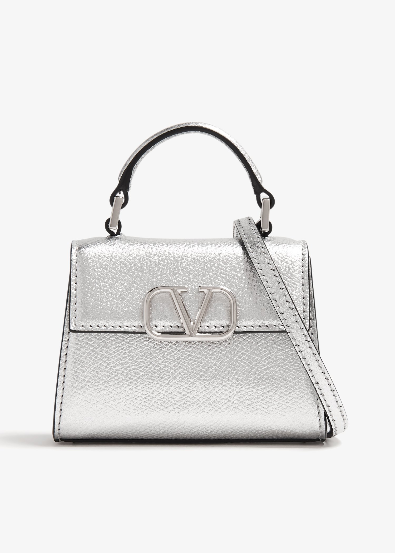 

VSling micro handbag, Silver