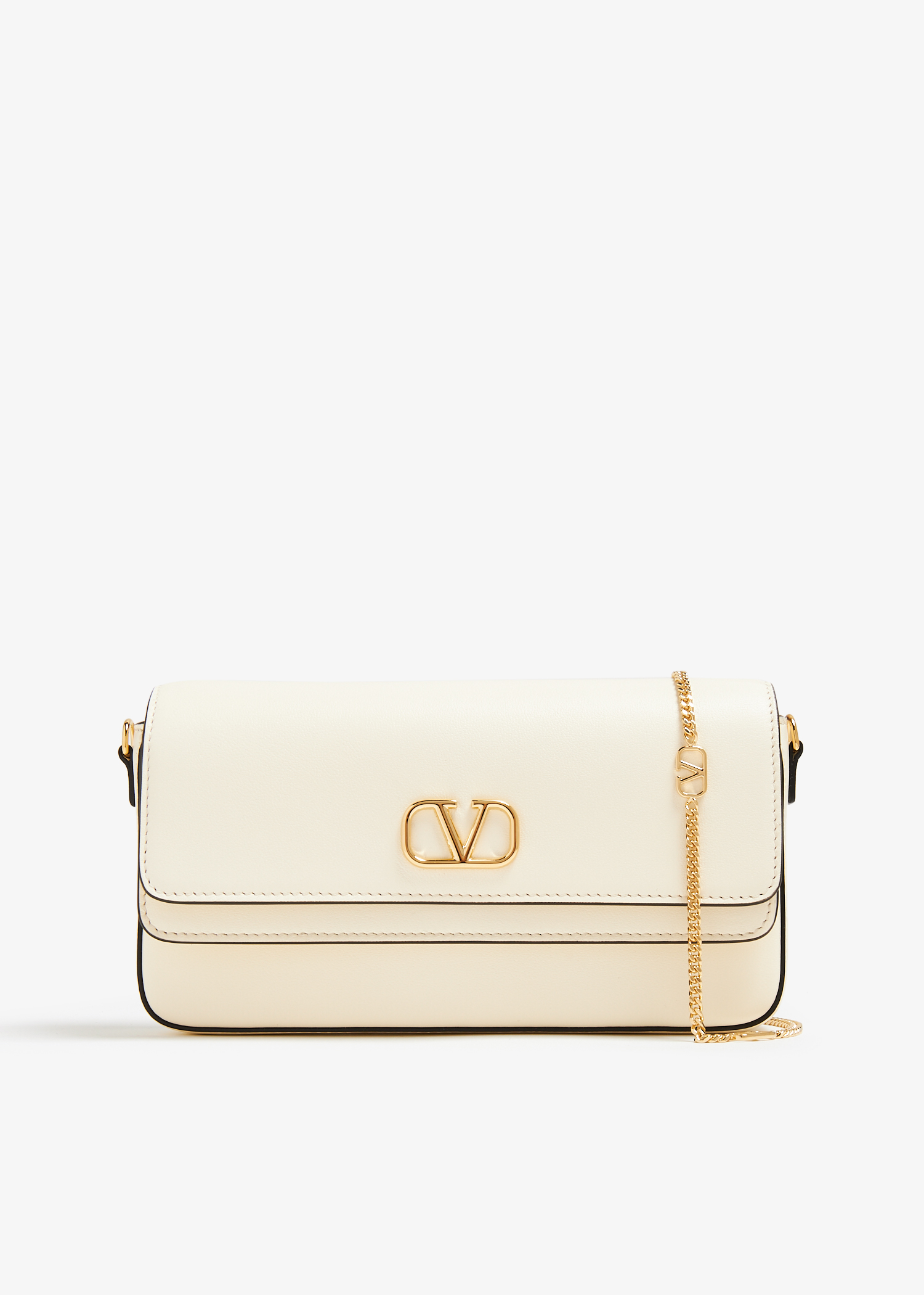 

VLogo Signature pouch, White