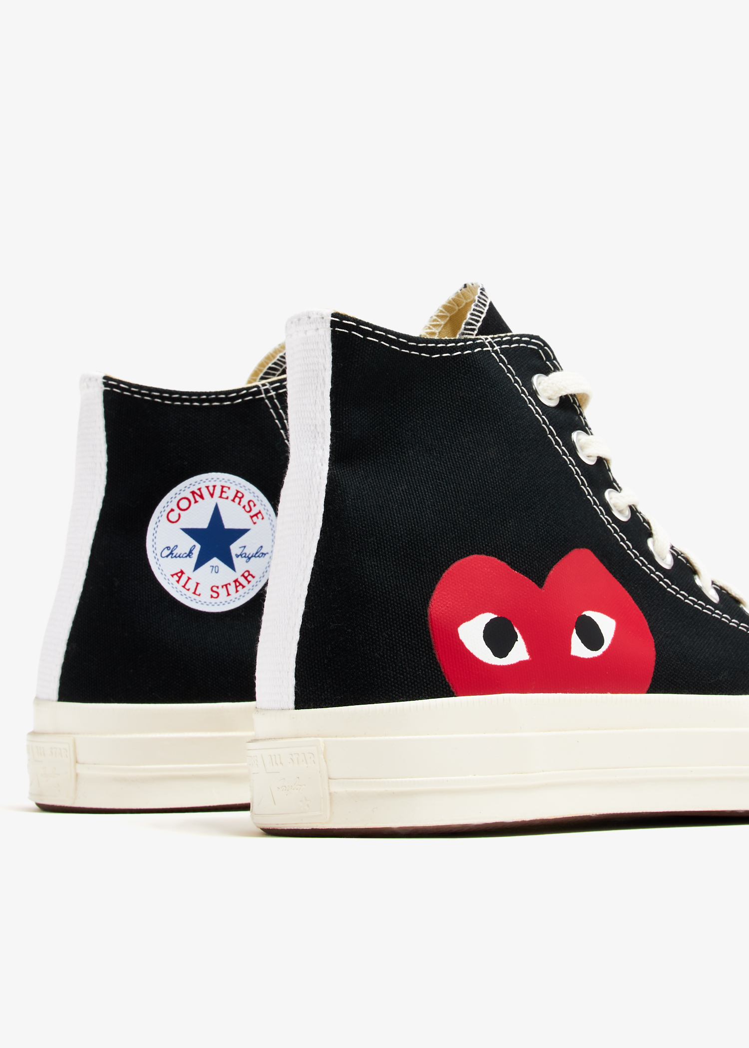 Comme des garcons store converse womens black