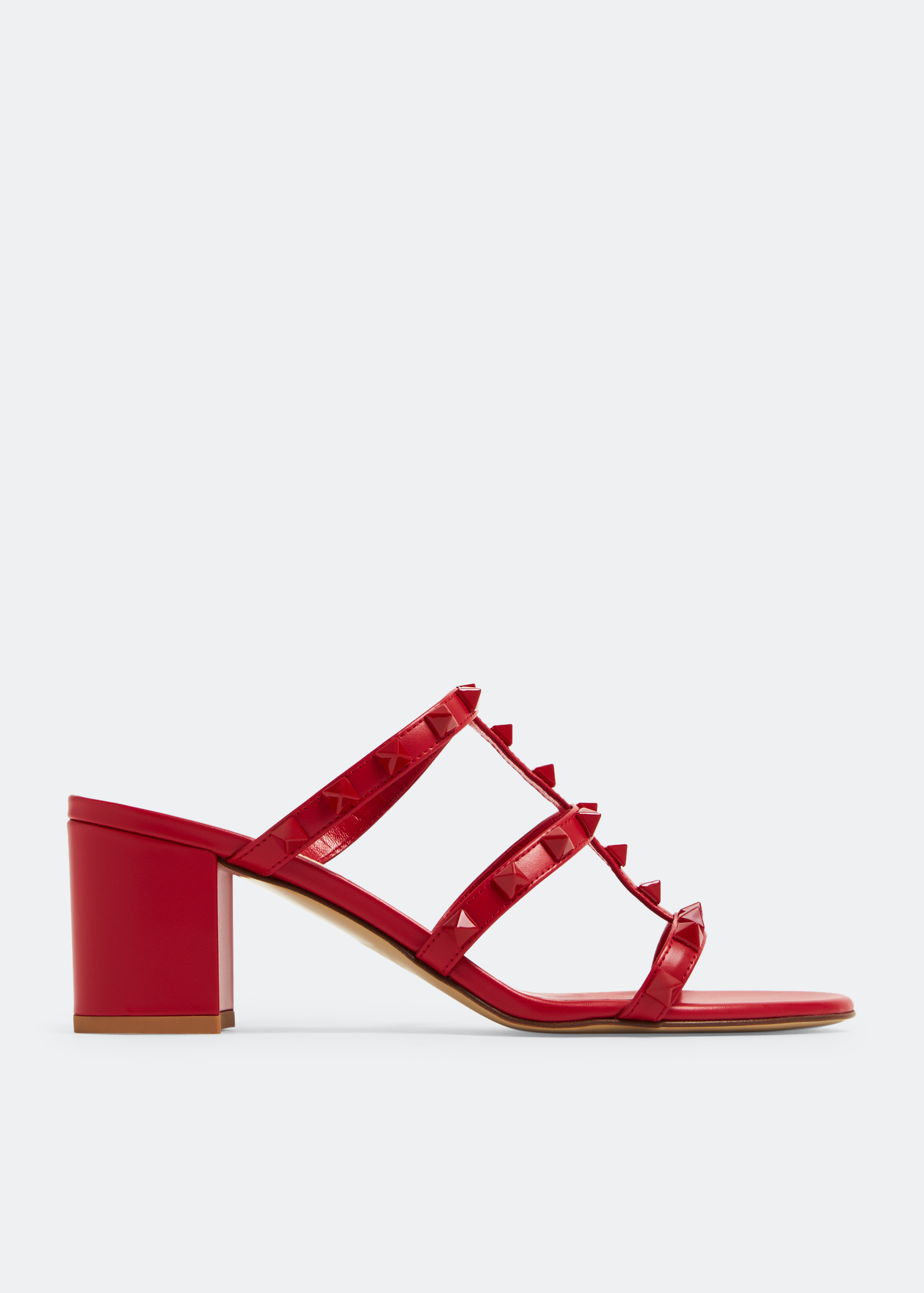 Valentino Garavani Rockstud sandals for Women Red in UAE Level