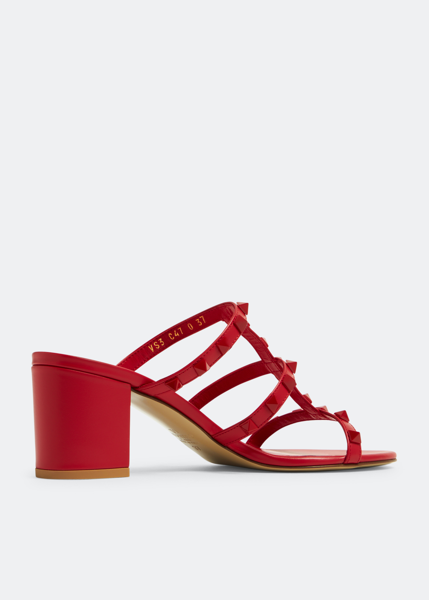 Valentino rockstud best sale sandals red