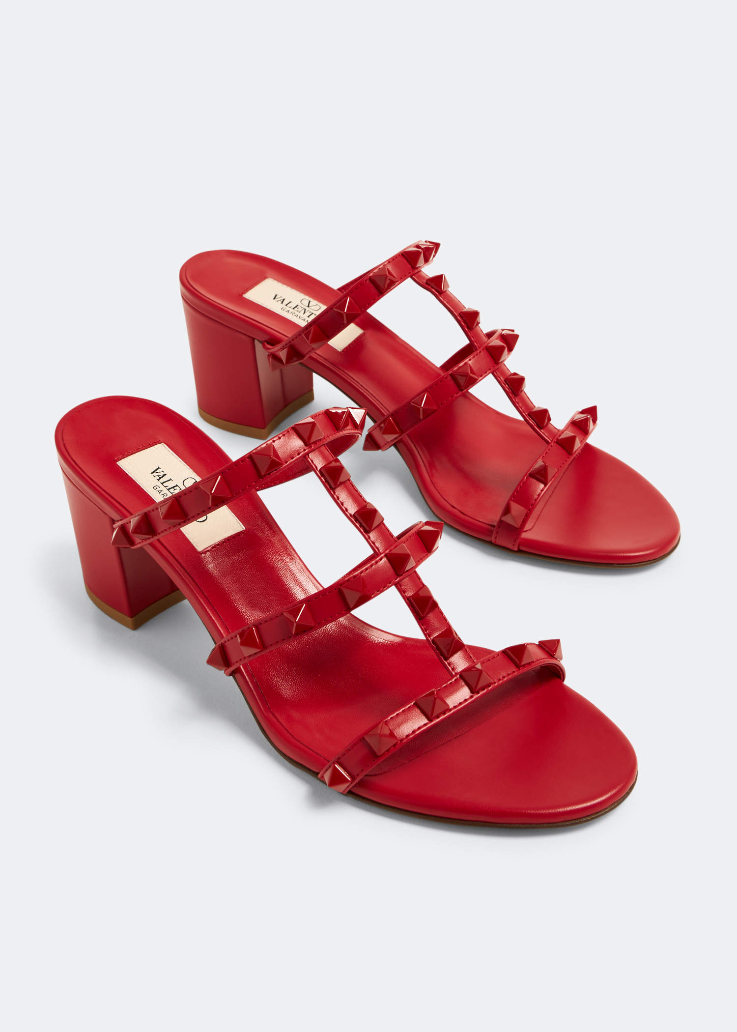 Valentino flip outlet flops red