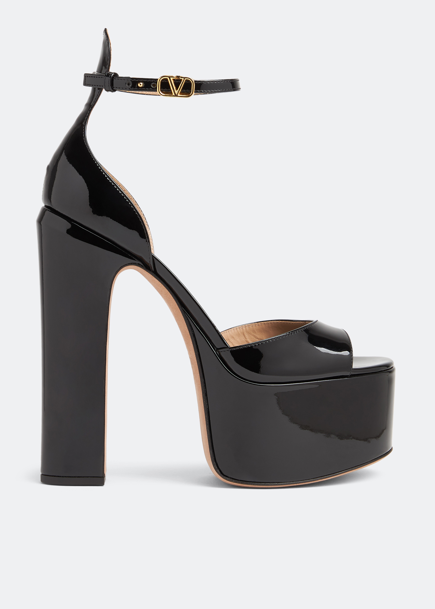 

Tan-Go platform sandals, Black