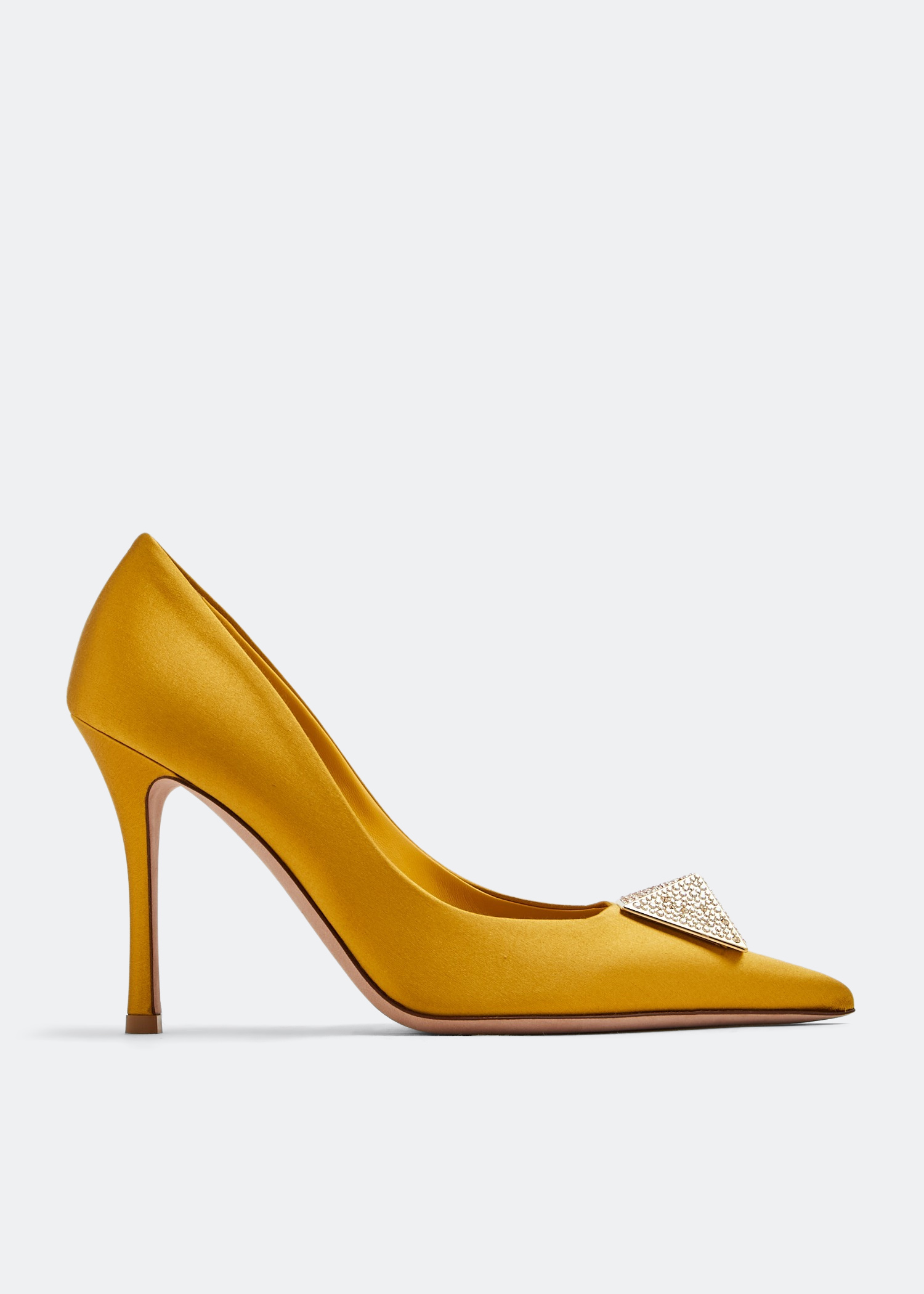 

One Stud pumps, Yellow