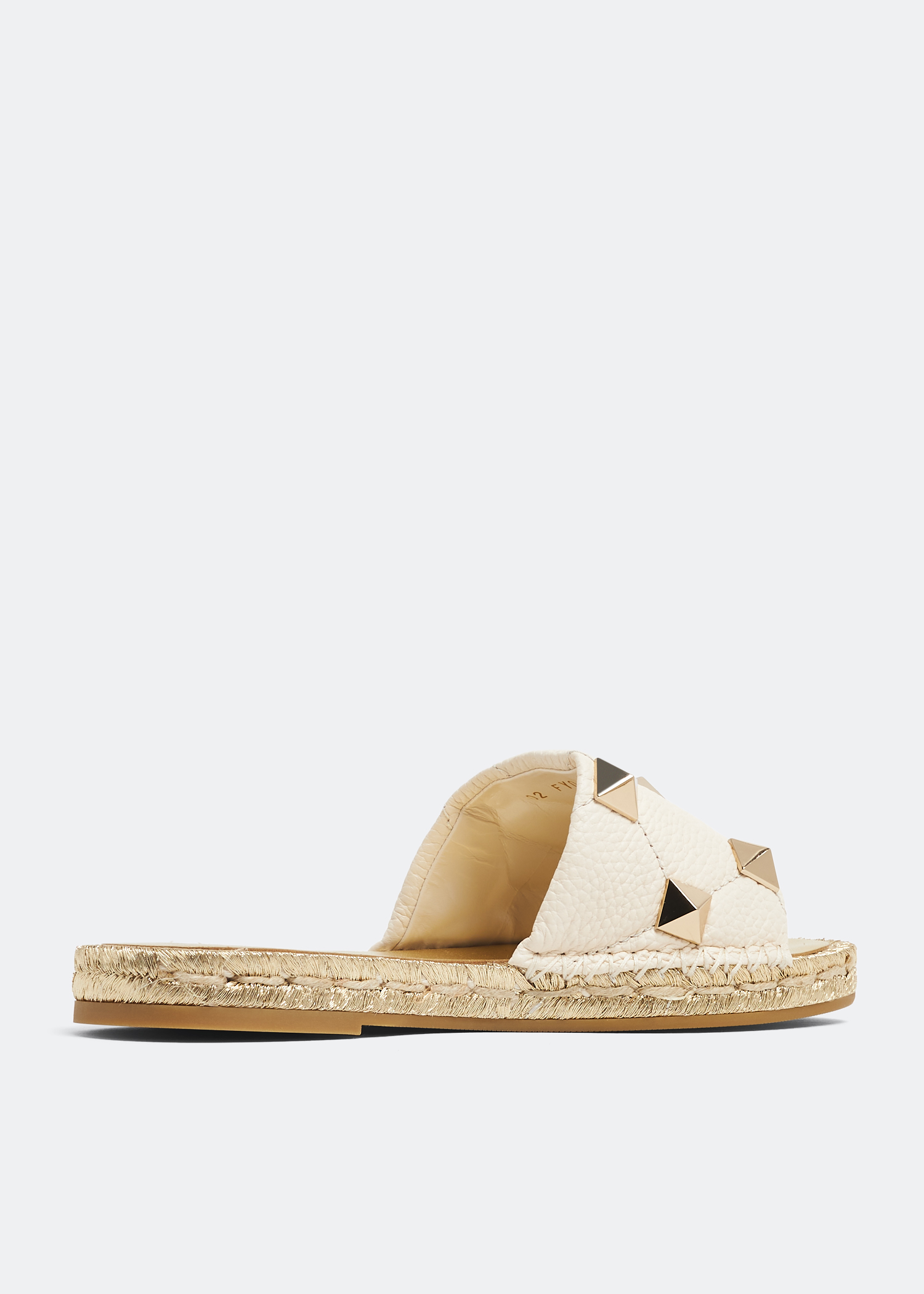 Valentino rockstud espadrille discount slide