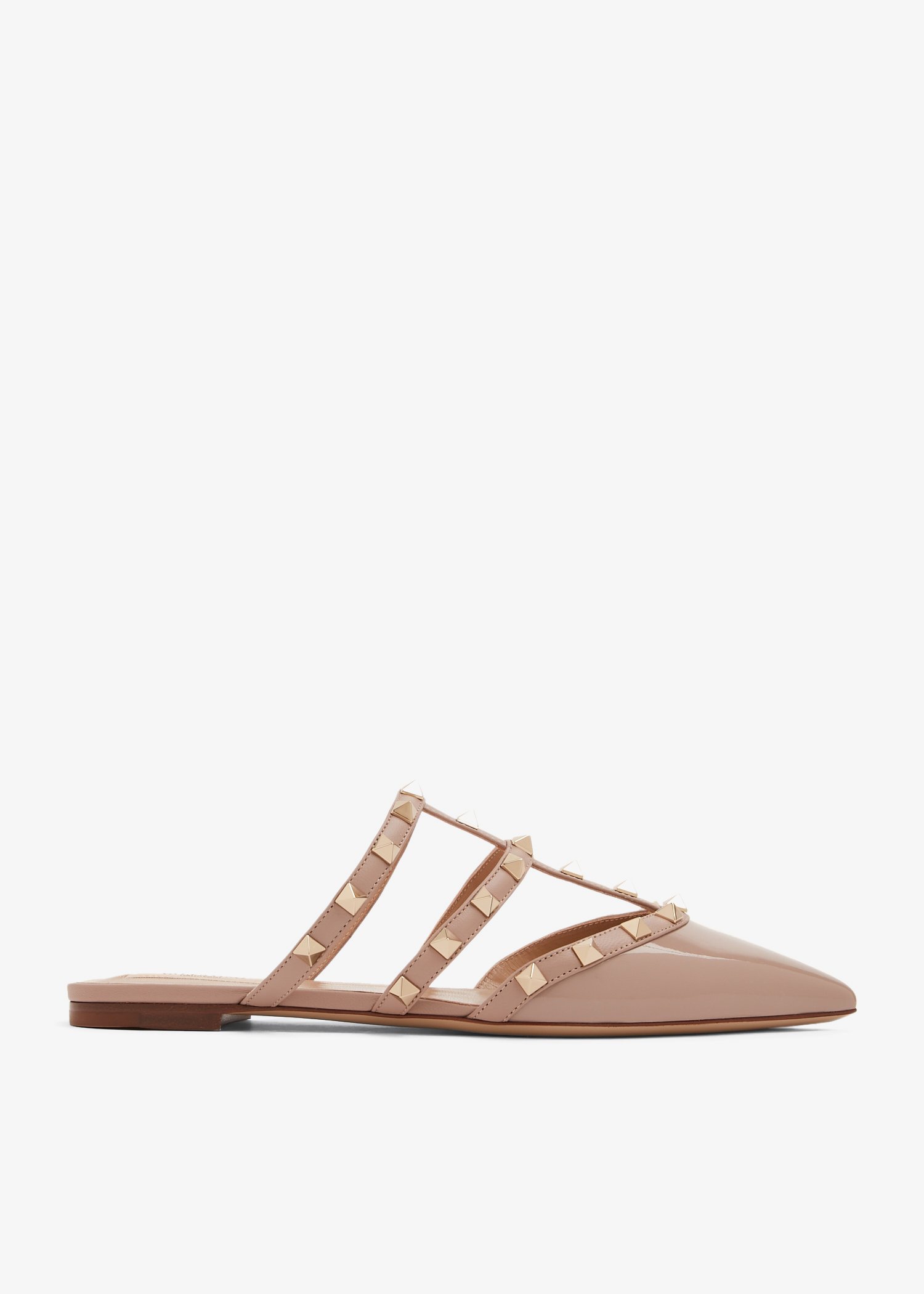 

Rockstud mules, Neutral