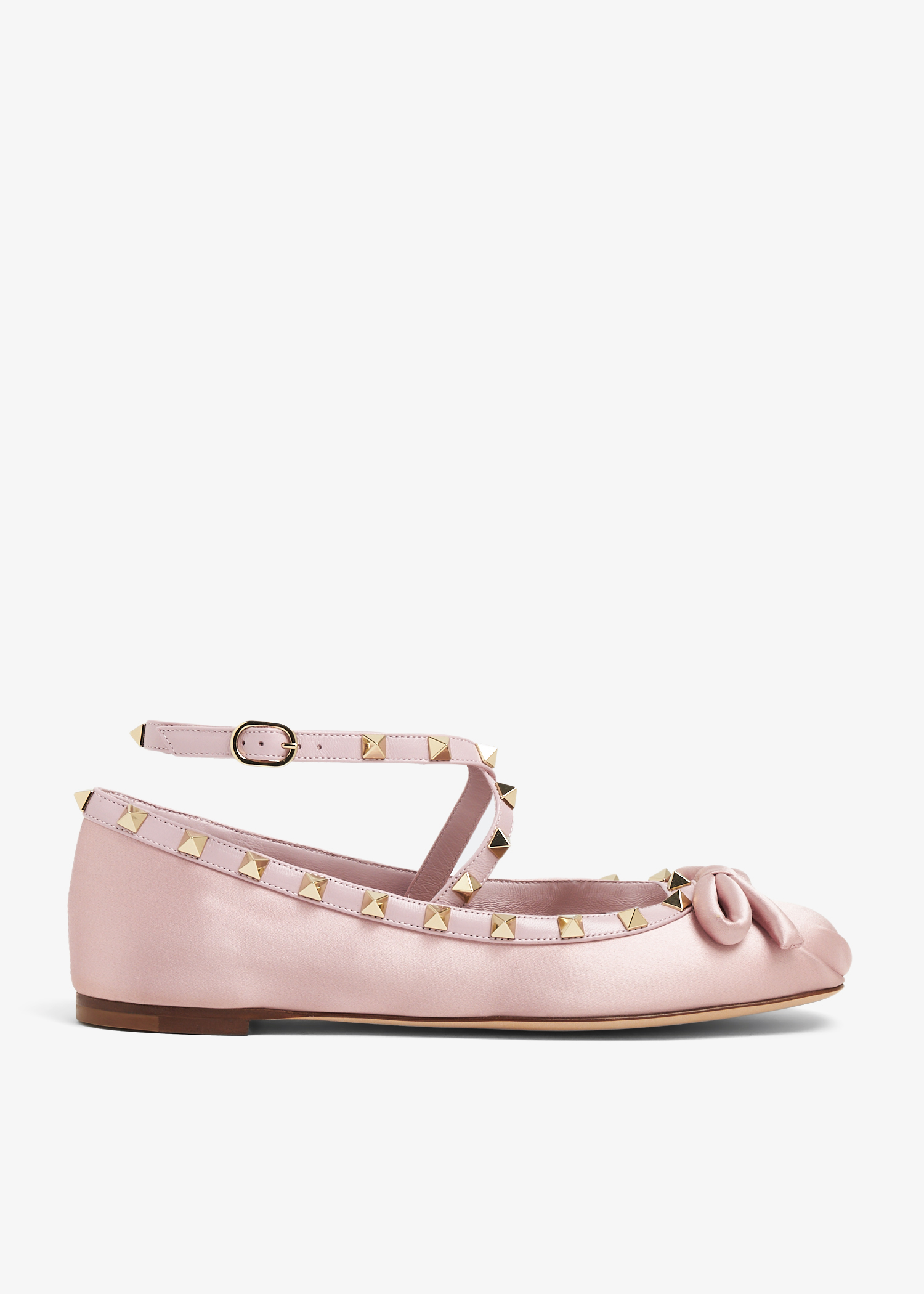 Pink best sale valentino flats