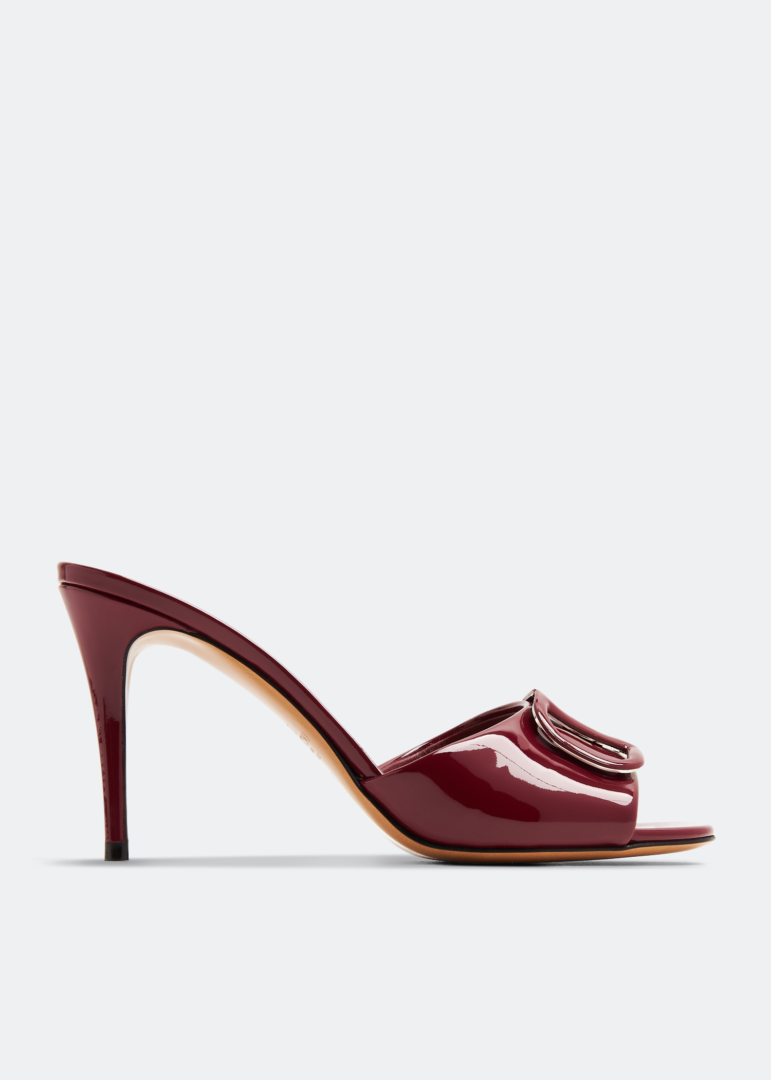 

VLogo Signature sandals, Burgundy