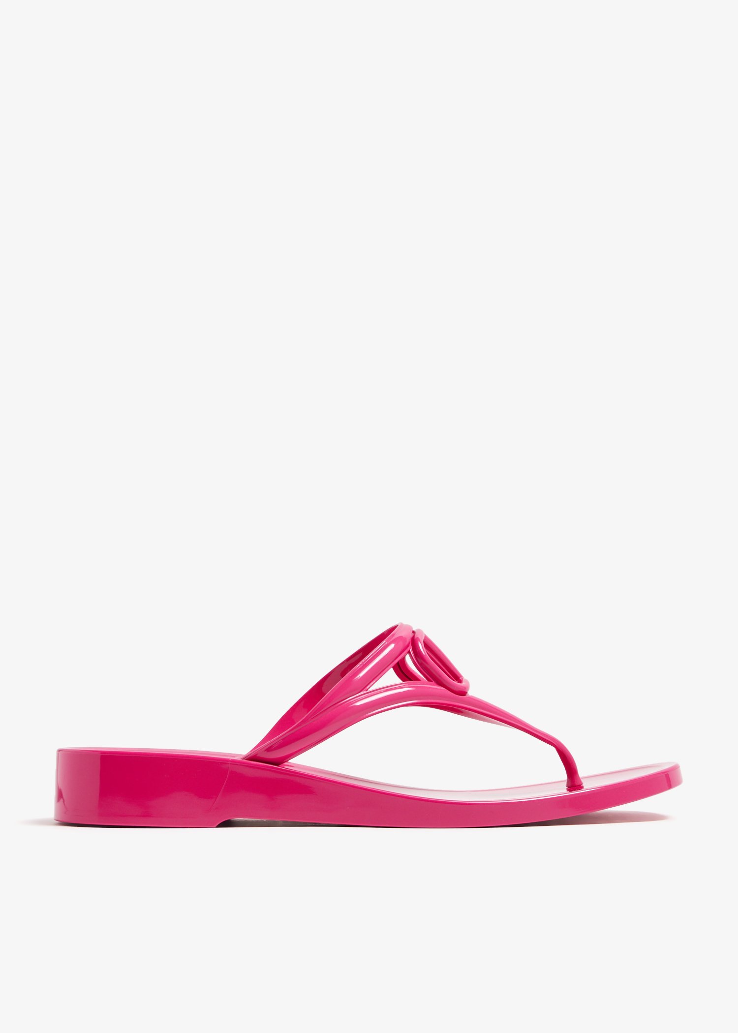 

VLogo Signature thong sandals, Pink