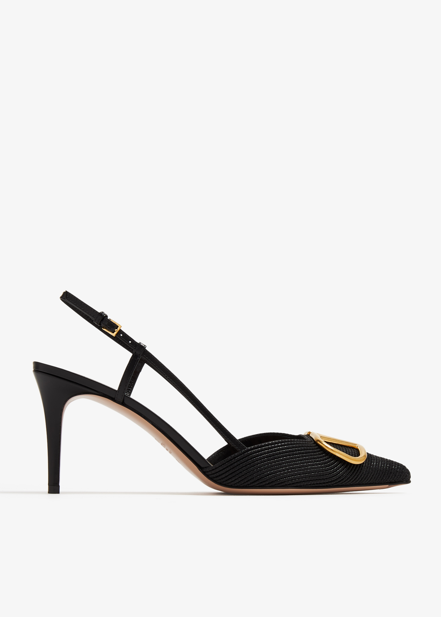 

VLogo slingback pumps, Black