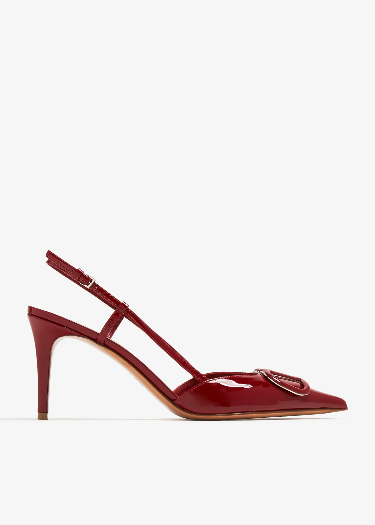 

VLogo slingback pumps, Red