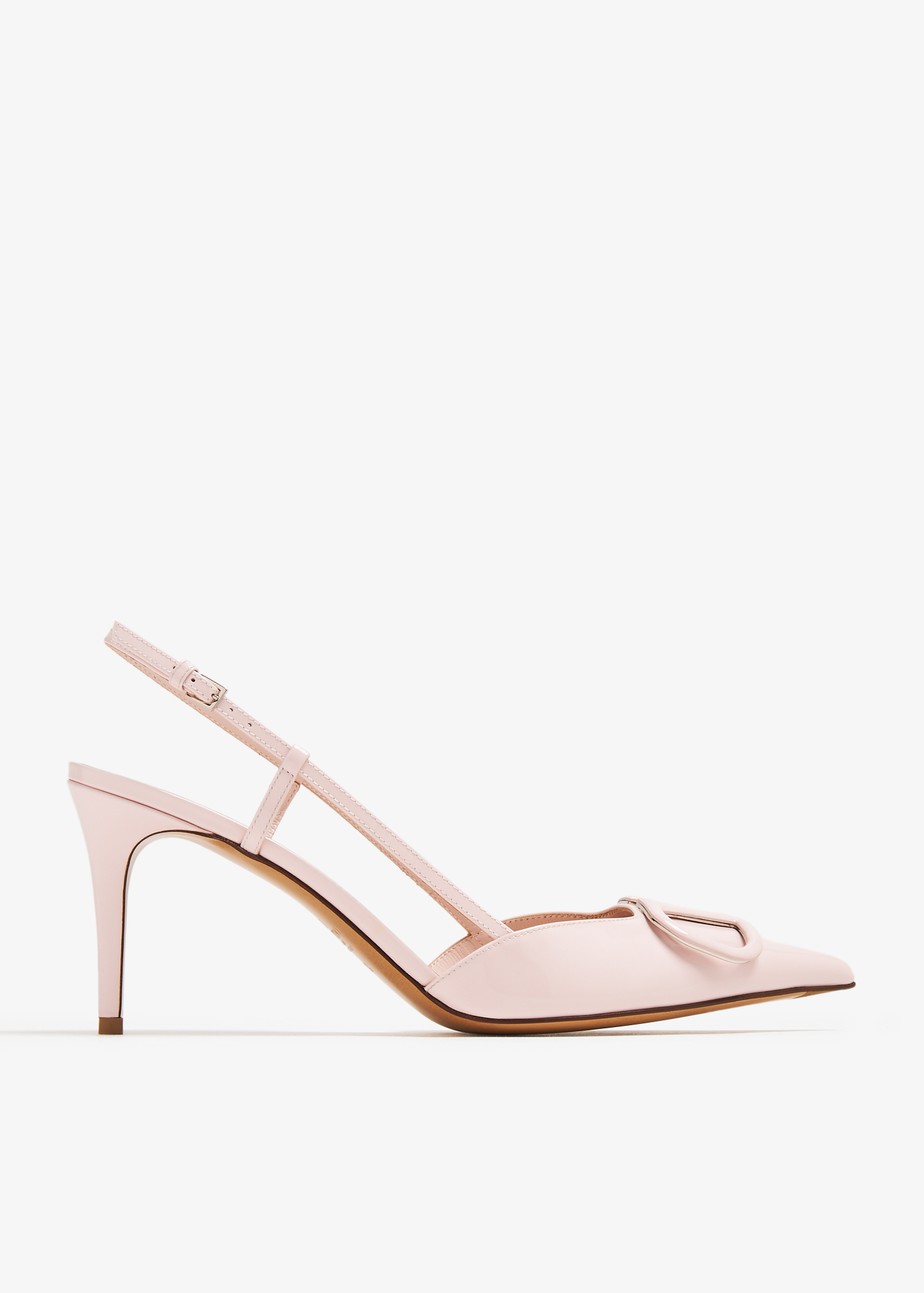 

VLogo slingback pumps, Pink