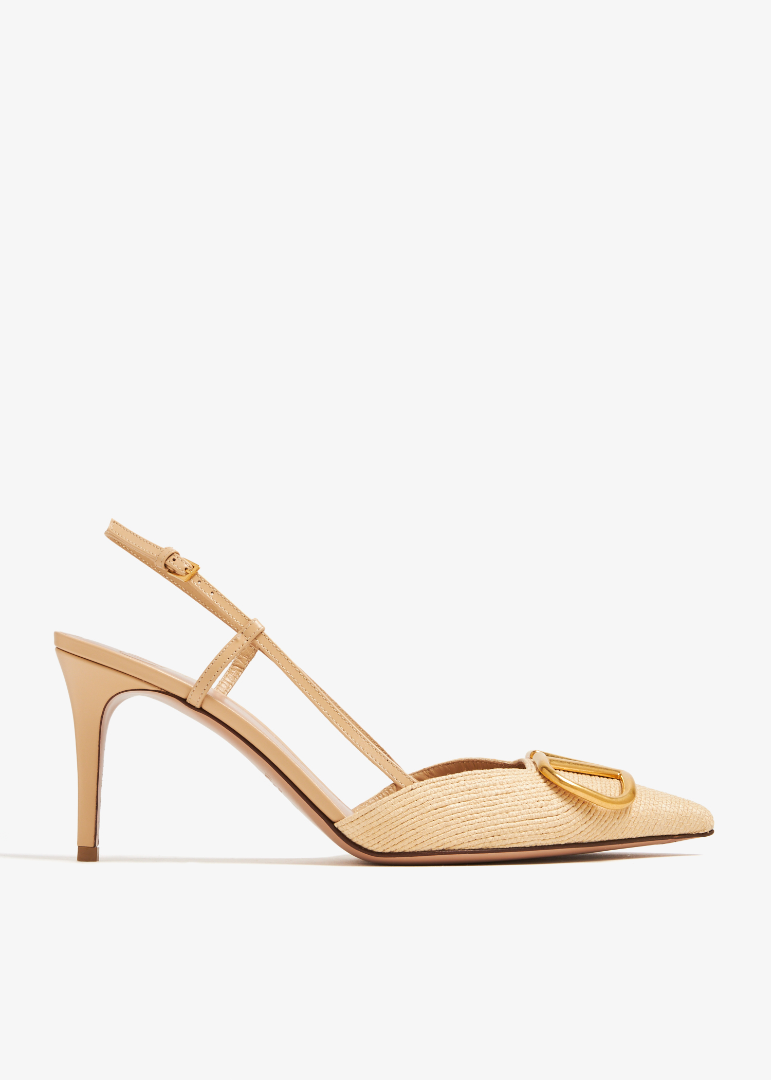 

VLogo slingback pumps, Beige