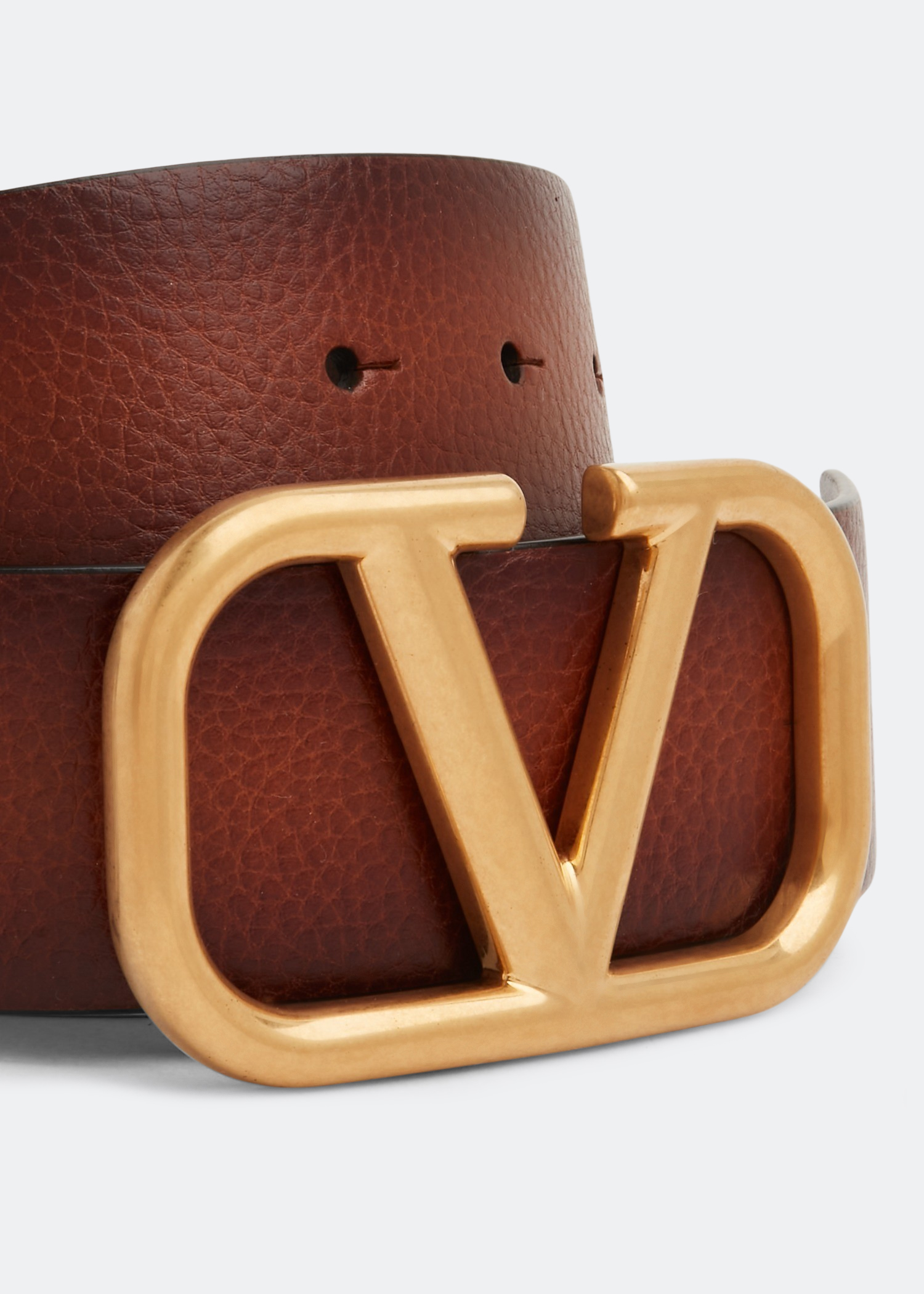 

VLogo Signature belt, Brown