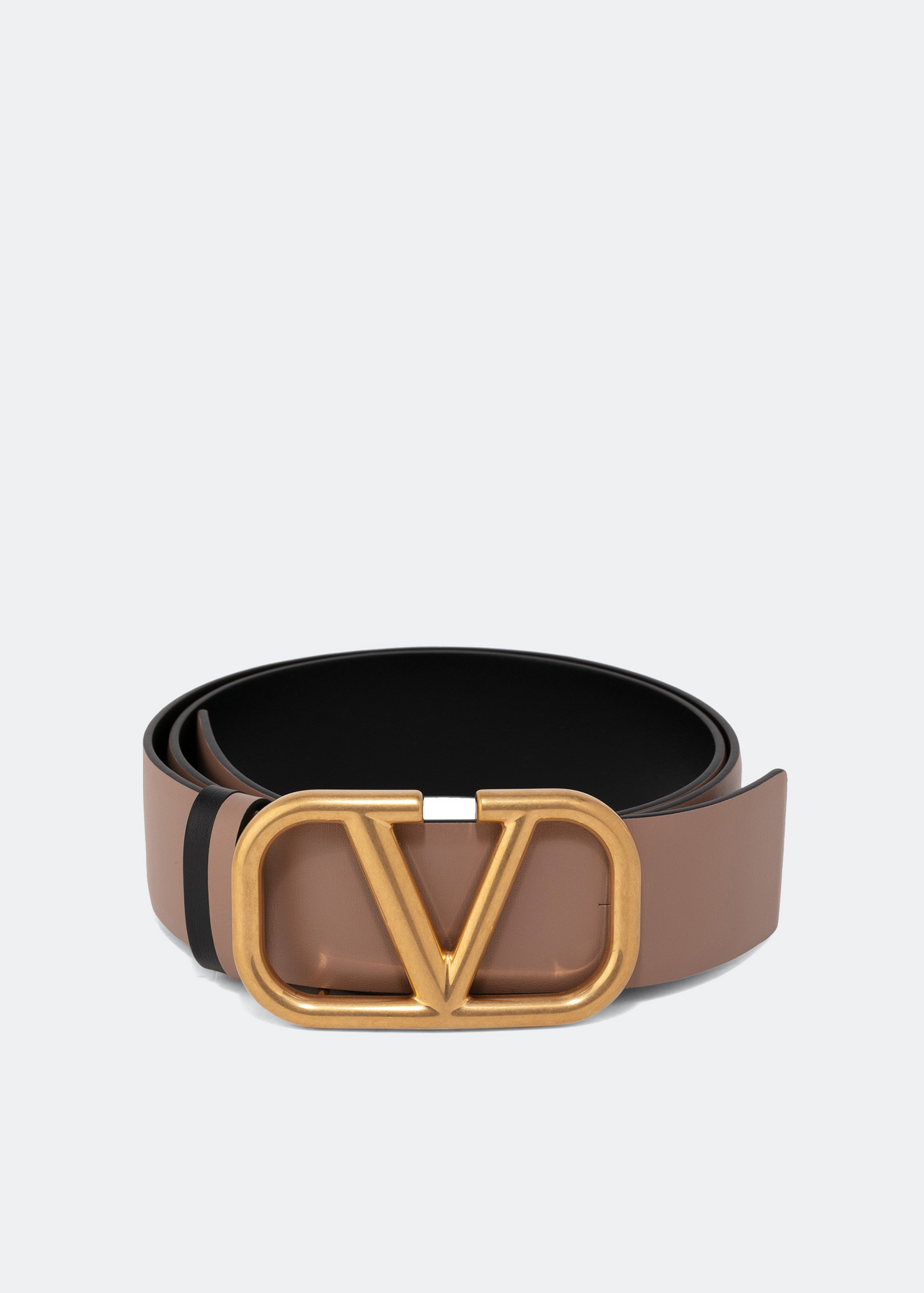 

VLogo Signature reversible belt, Beige