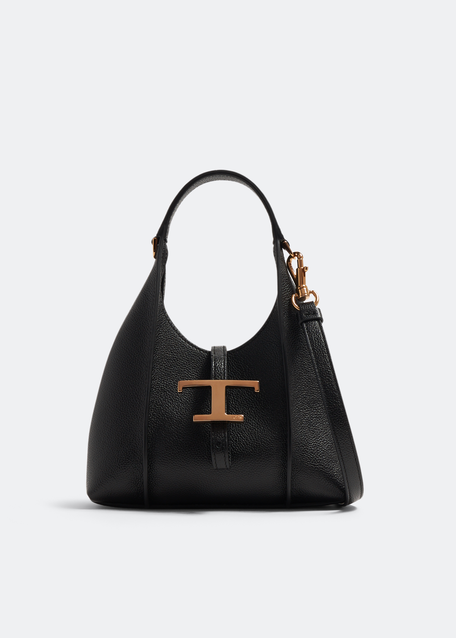 

T Timeless micro hobo bag, Black