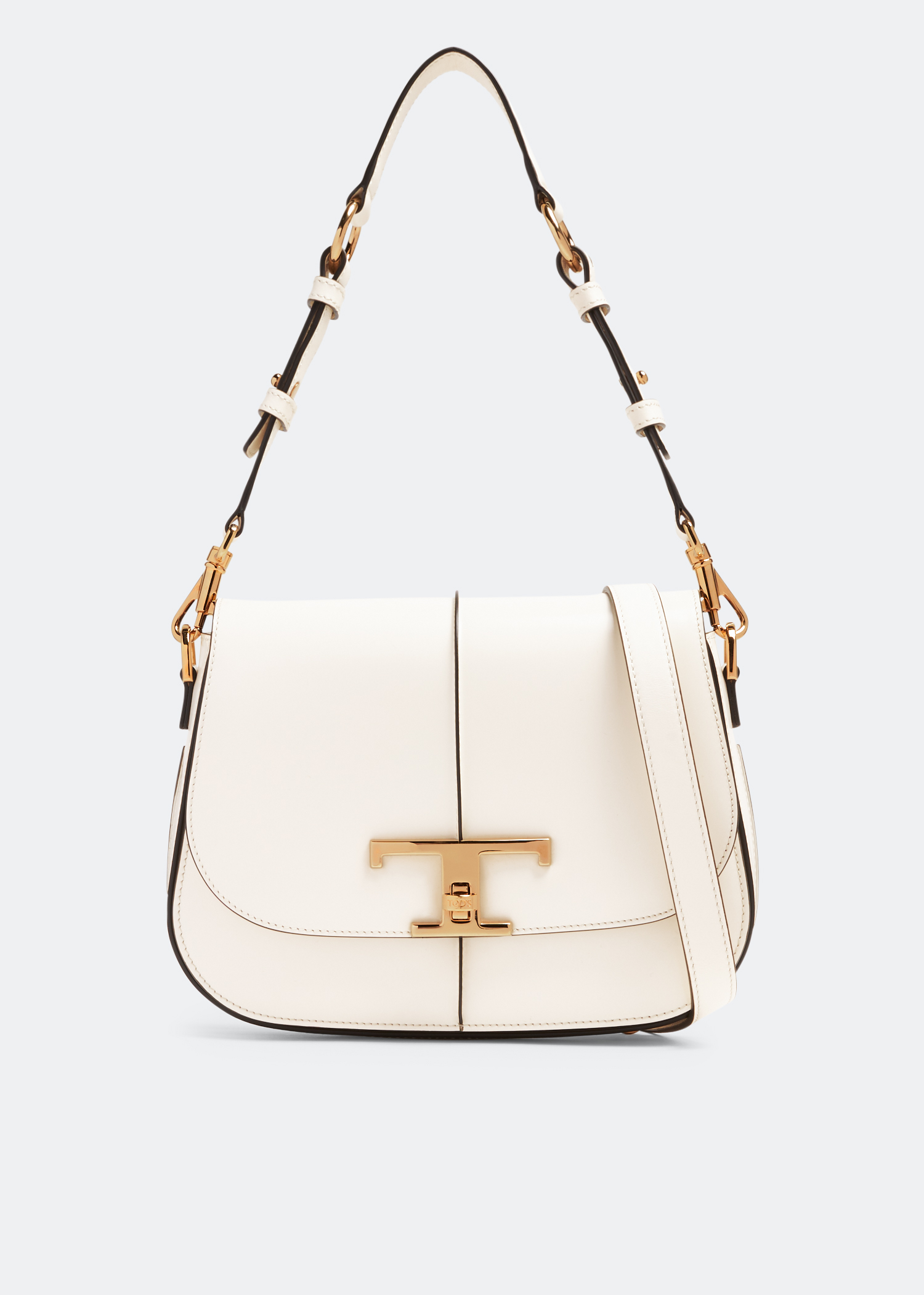 

T Timeless mini shoulder bag, White