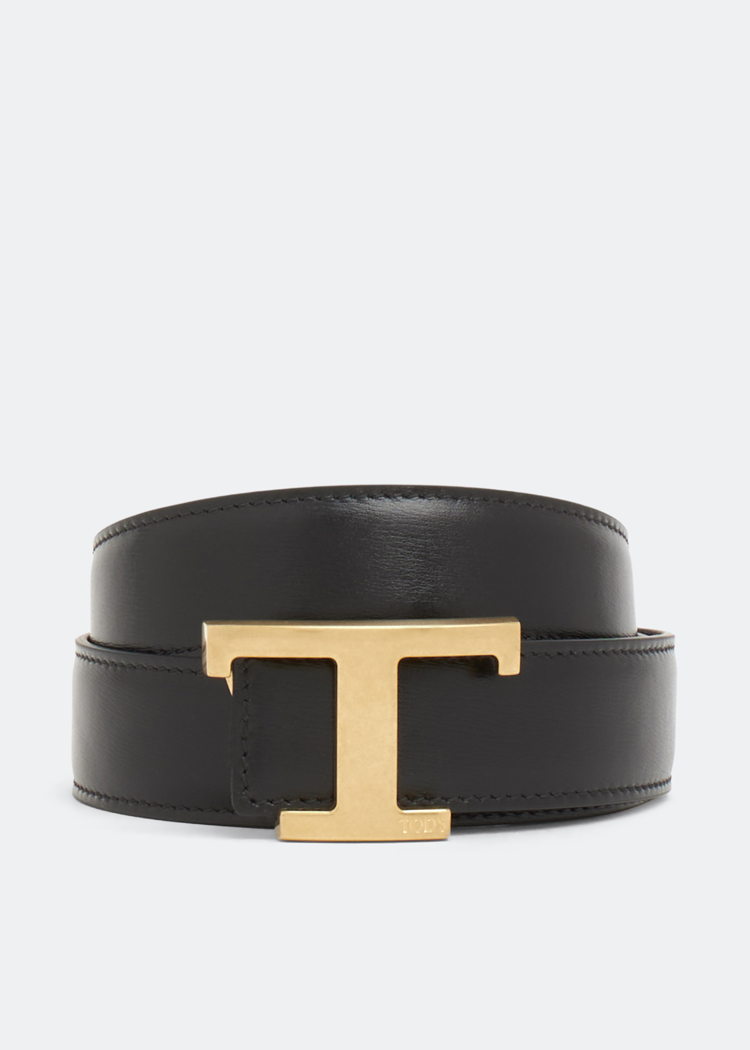 

Timeless leather belt, Black