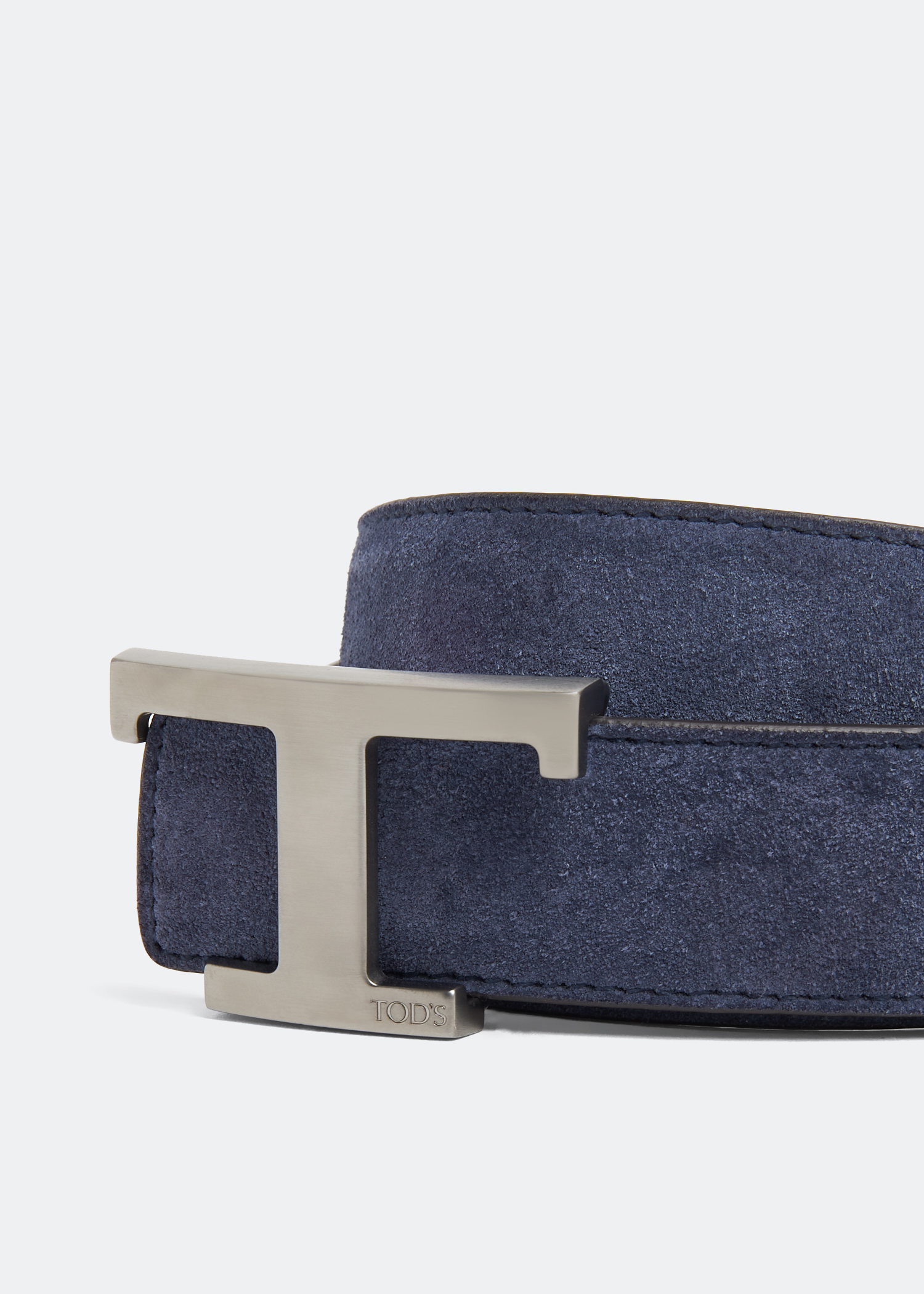 

Timeless reversible suede belt, Blue