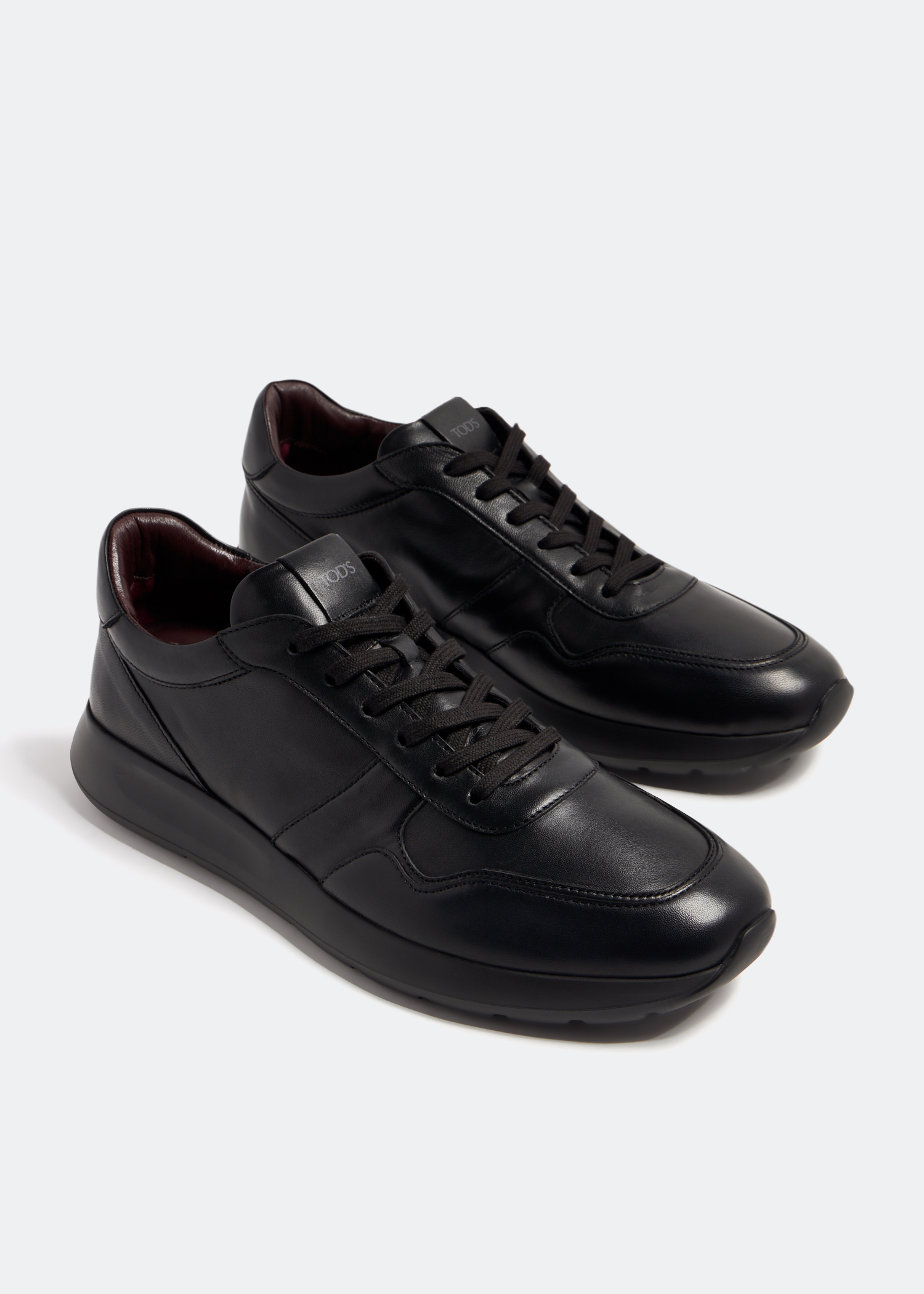 Tod's Leather sneakers for Men - Black in KSA | Level Shoes